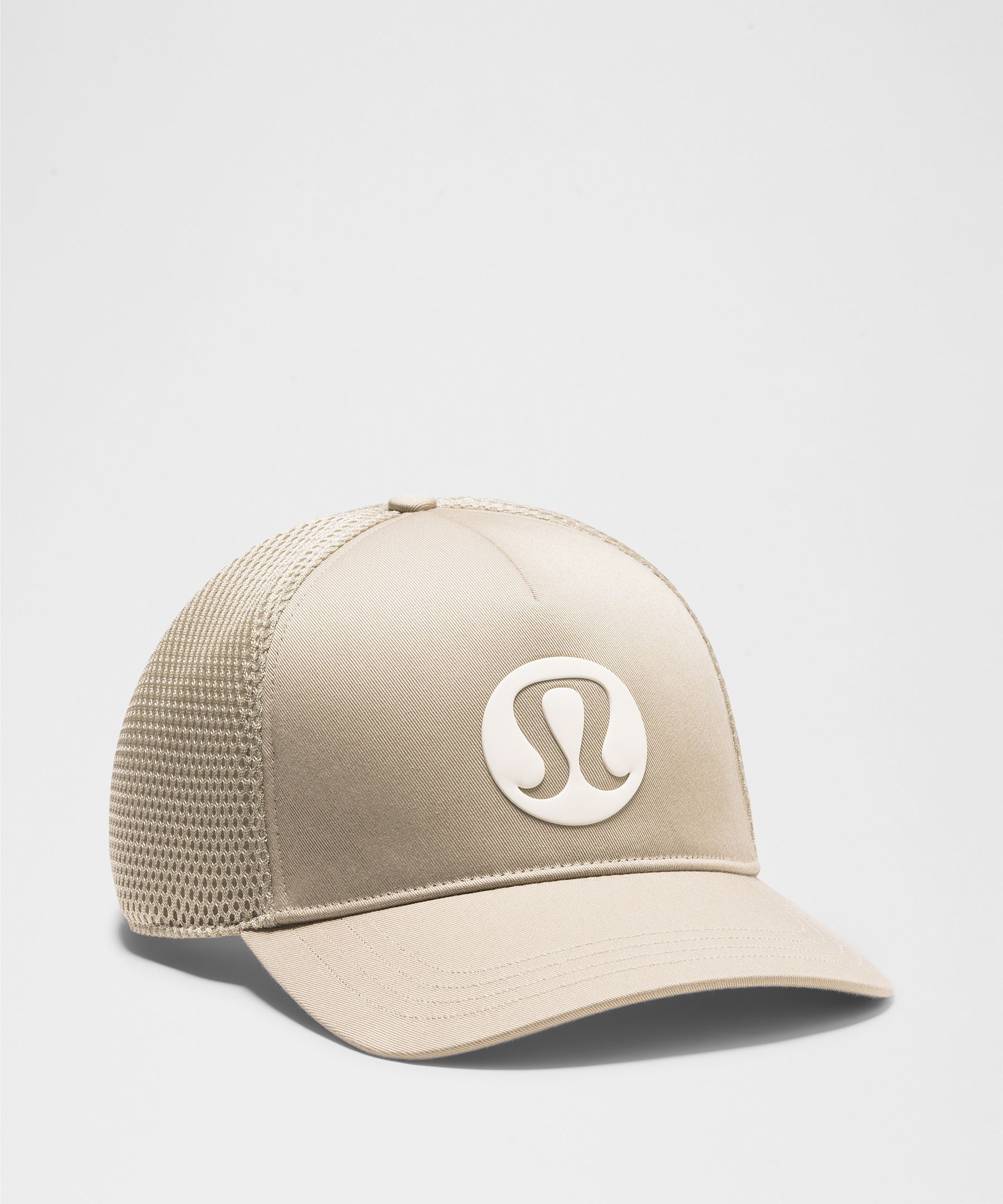 Trucker Hat Logo - White,Neutral