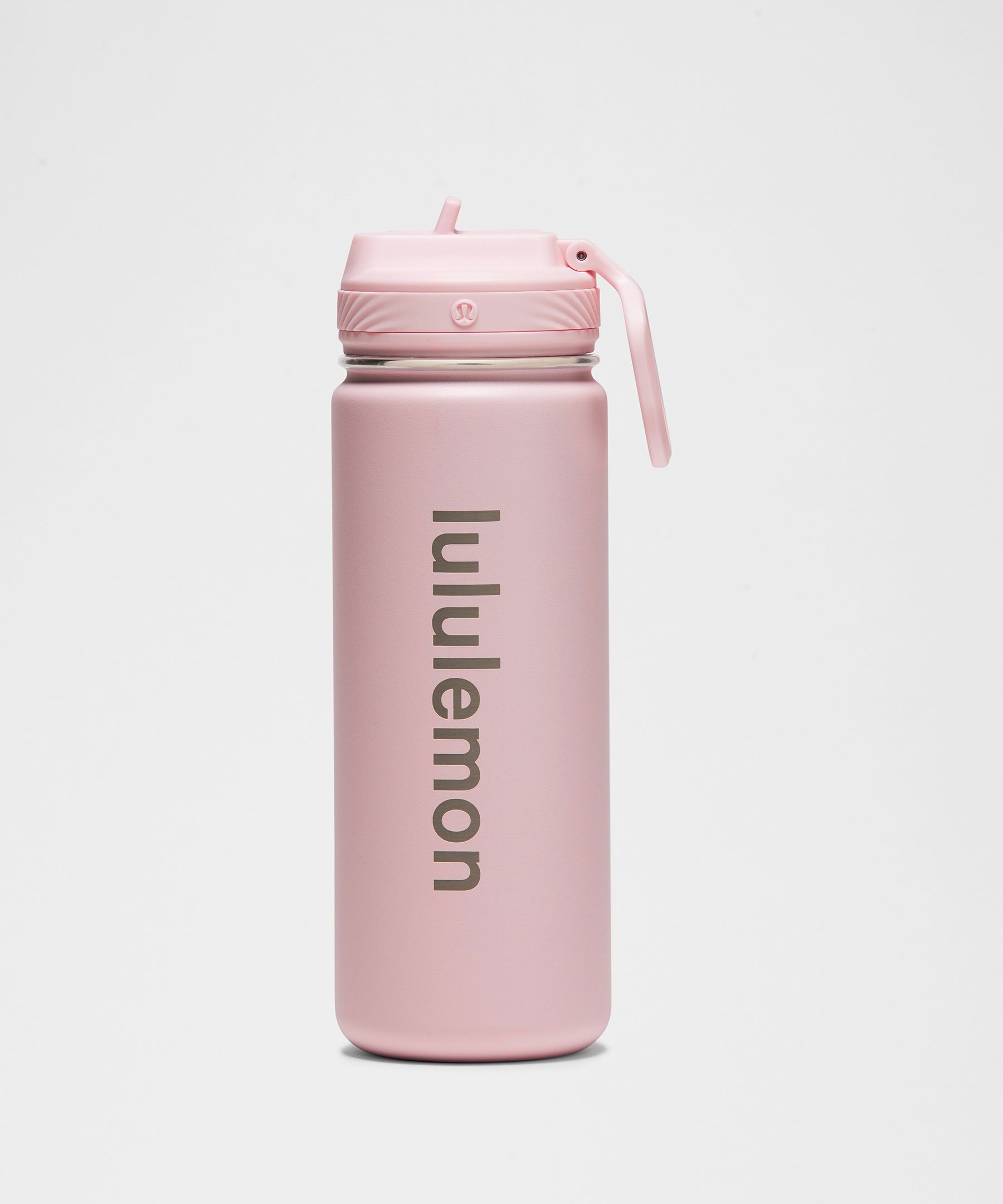 Lululemon Back To Life Sport Bottle 18oz Straw Lid In Pink