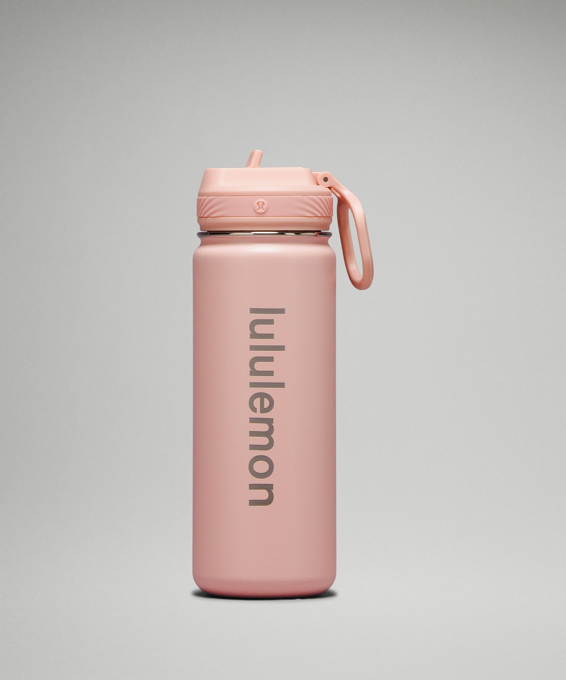 Lululemon Back to Life Sport Bottle 18oz Straw Lid - Pink/Pastel