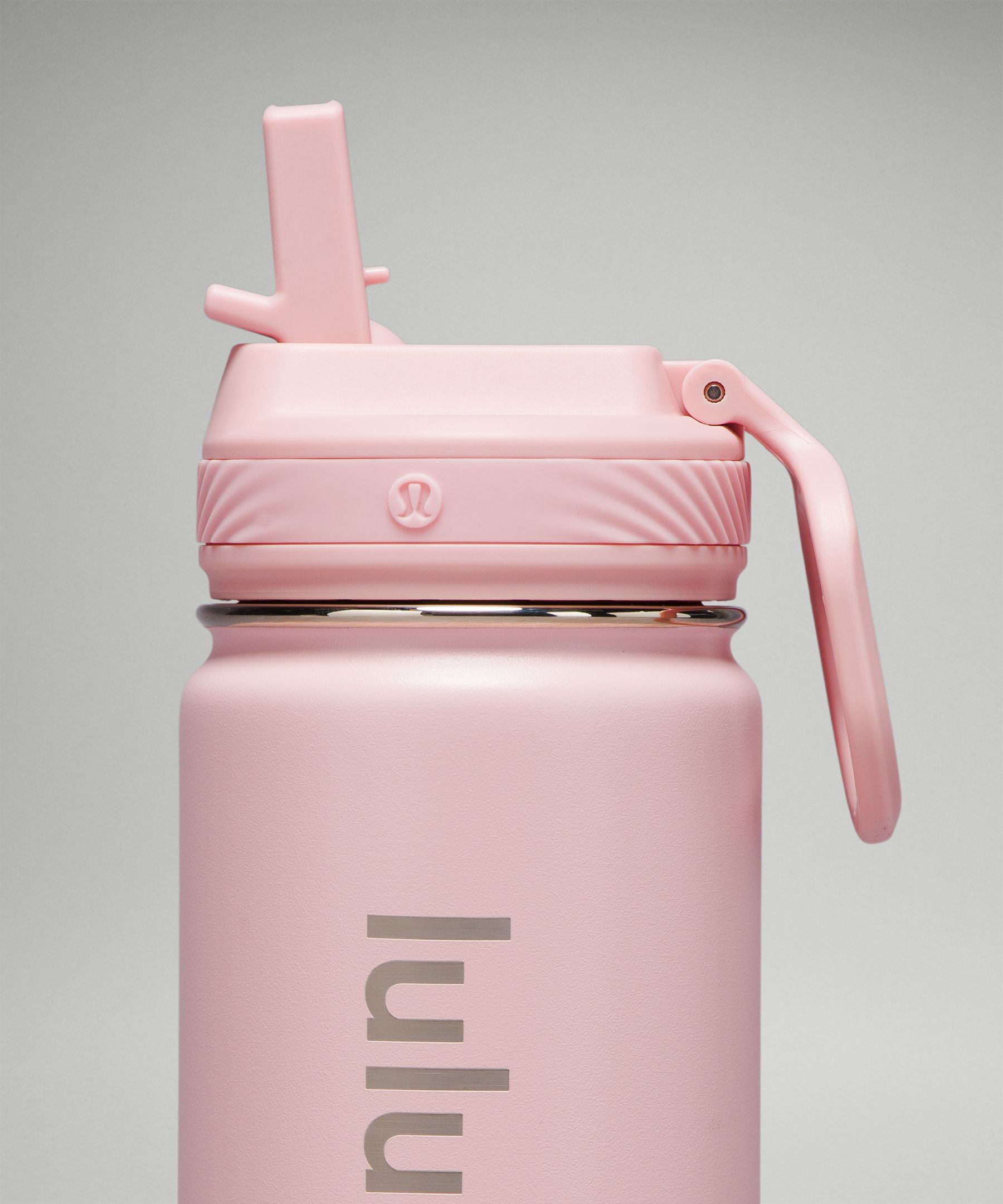 Lululemon Back to Life Sport Bottle 18oz Straw Lid - Pink/Pastel