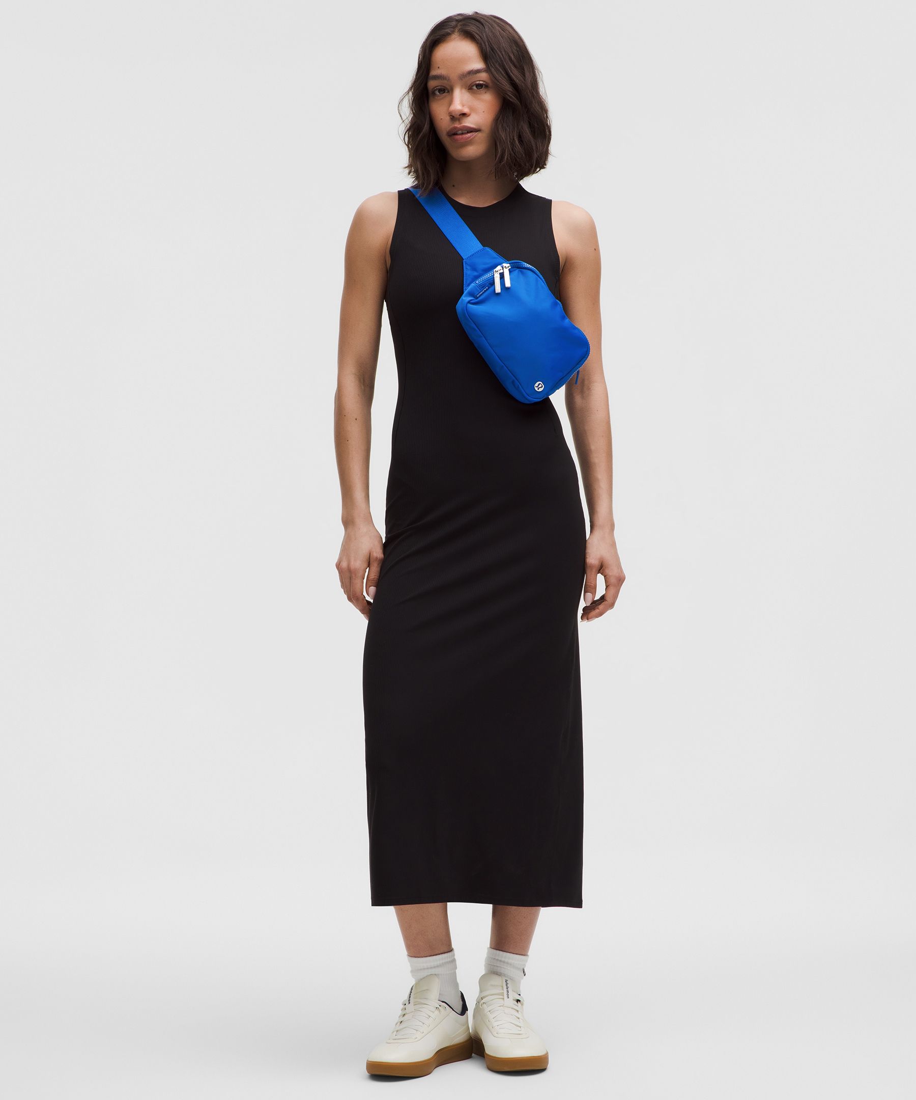 LULULEMON LULULEMON - EVERYWHERE BELT BAG LARGE WITH LONG STRAP 2L - BLUE/GALACTIC COBALT 
