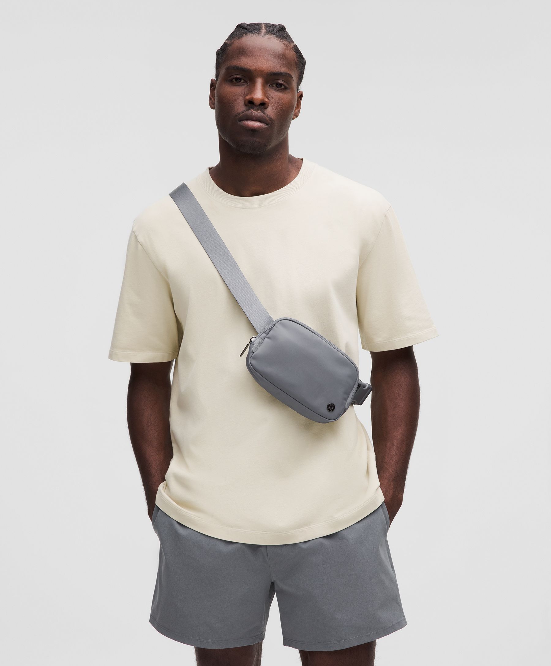LULULEMON LULULEMON - EVERYWHERE BELT BAG WITH LONG STRAP 1L - SOLAR GREY 