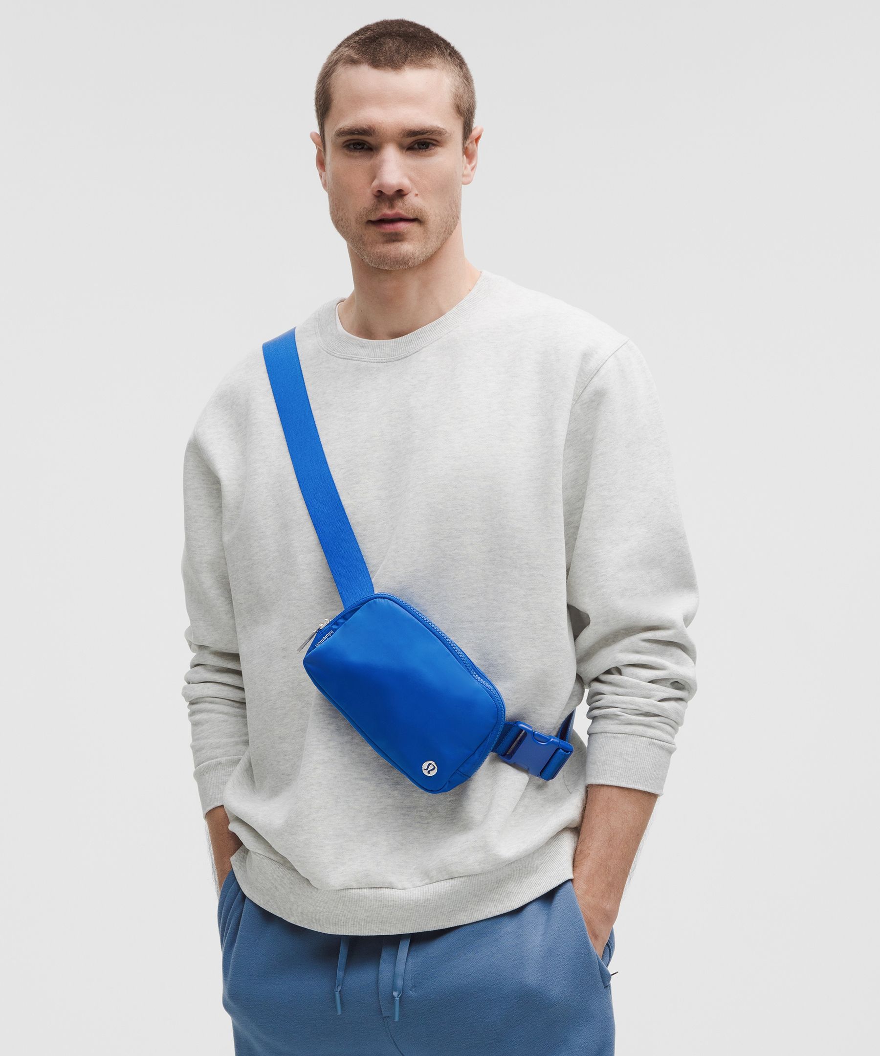 LULULEMON LULULEMON - EVERYWHERE BELT BAG WITH LONG STRAP 1L - BLUE/GALACTIC COBALT 