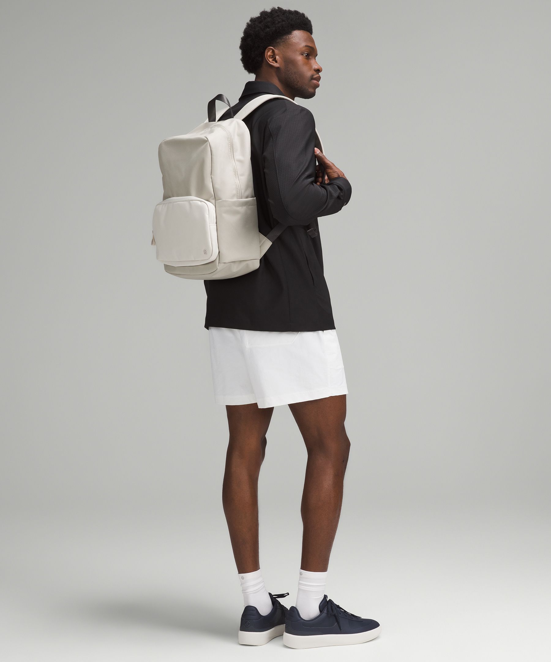 Shop Lululemon Backpack With Laptop Compartment - Everywhere 22l Tech Canvas