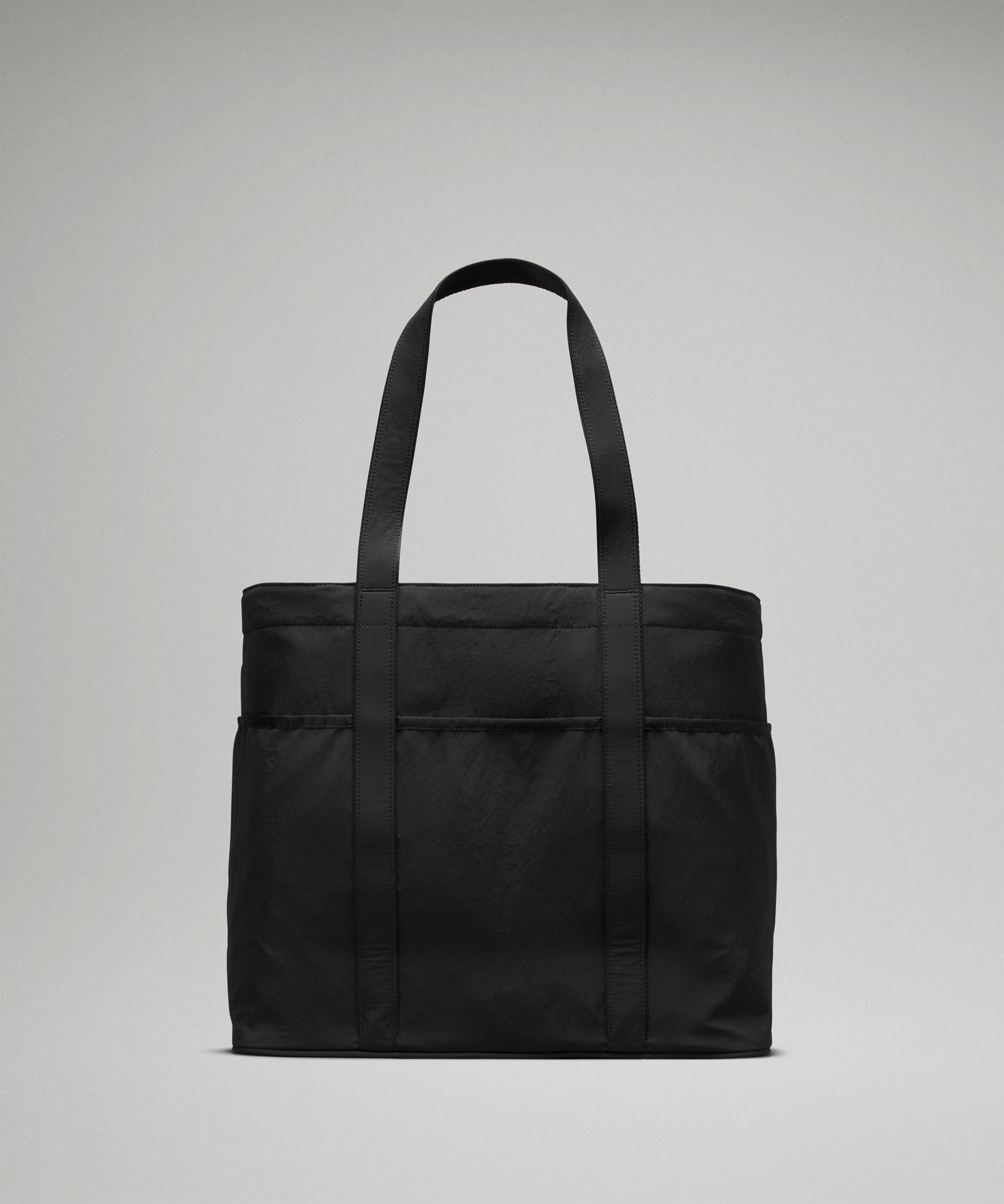 Lululemon Black All Over Reusable Small Tote Bag