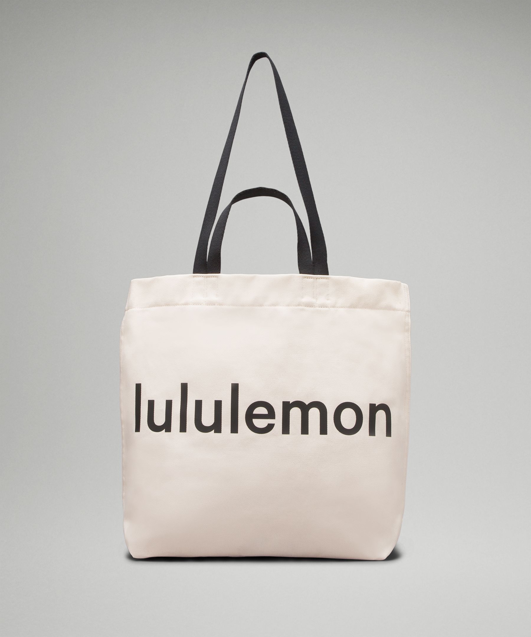 Tote bag Lulu MM White & White Leather