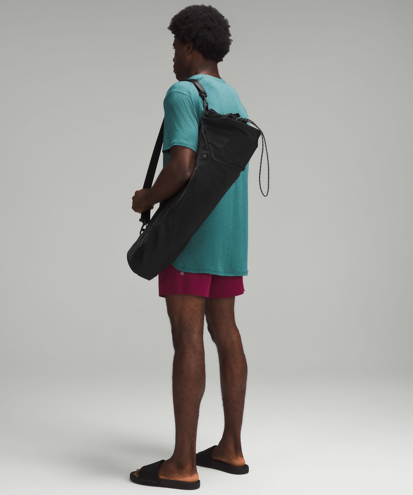 Сумка для йога-коврика Lululemon Adjustable, цвет: Чёрный — фото 2