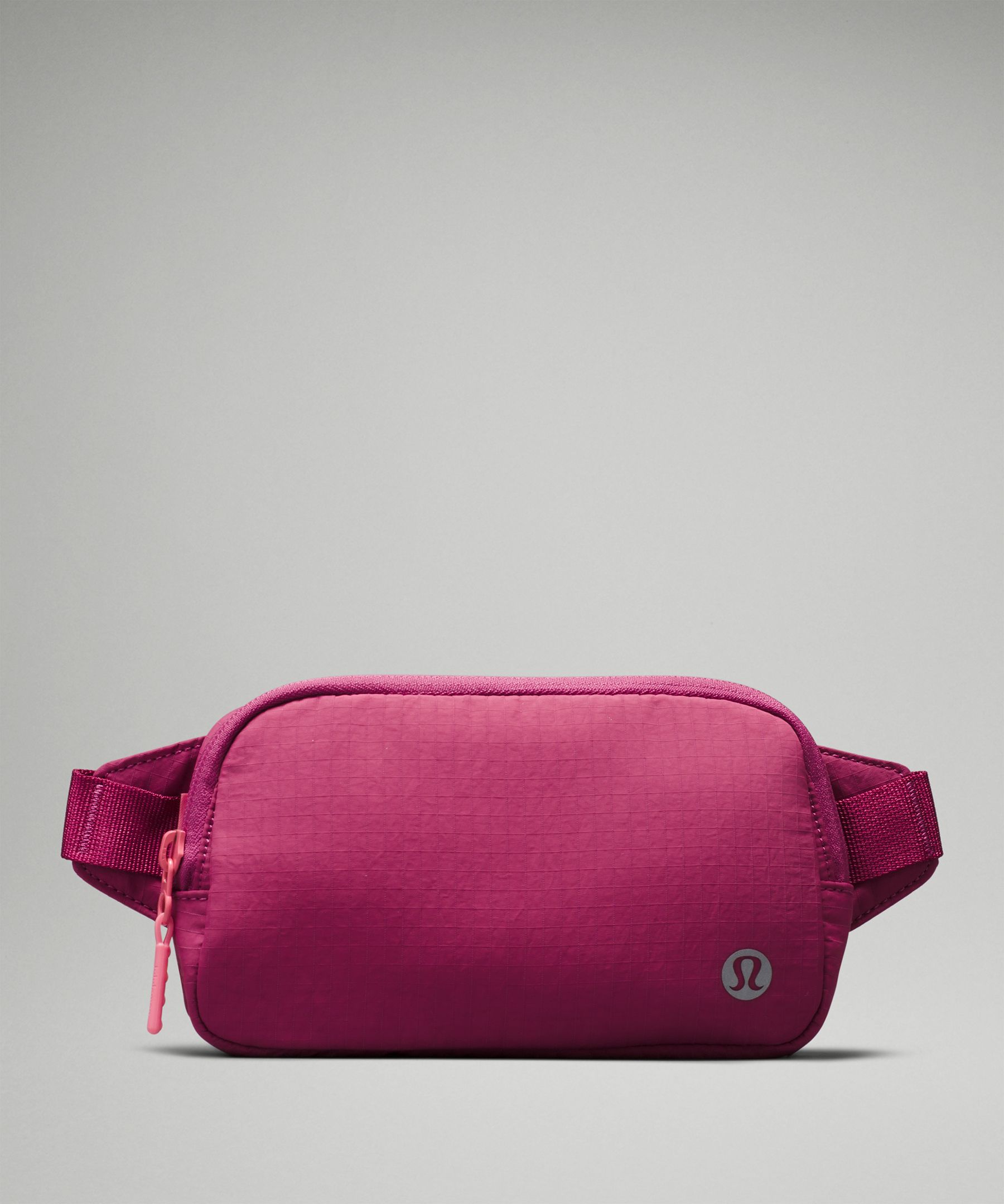 LULULEMON Everywhere Belt Bag SONIC PINK/WHITE - 1 Lt - AUTHENTIC NEW WITH  TAGS