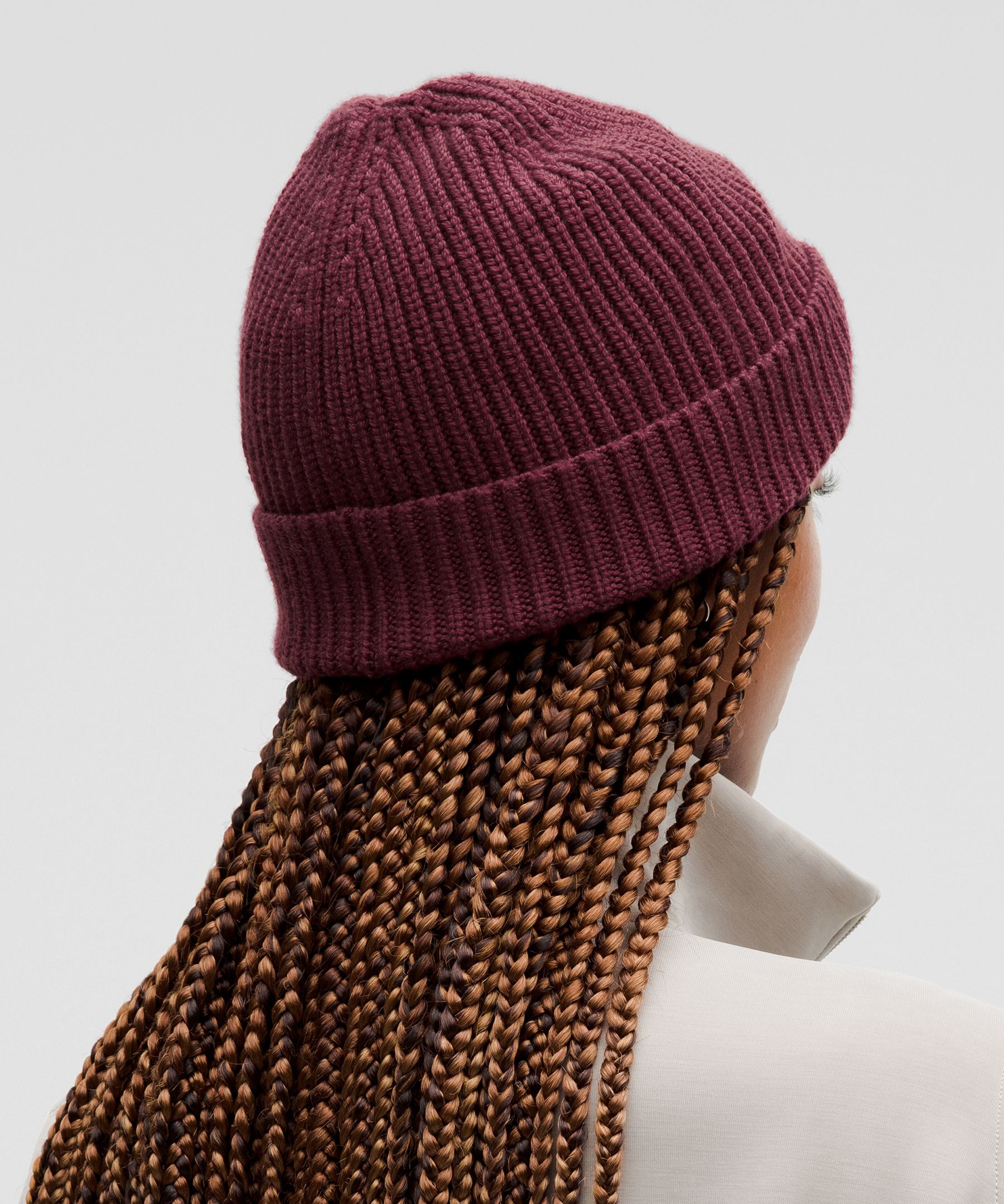 Lululemon Close-fit Wool-blend Ribbed Knit Beanie