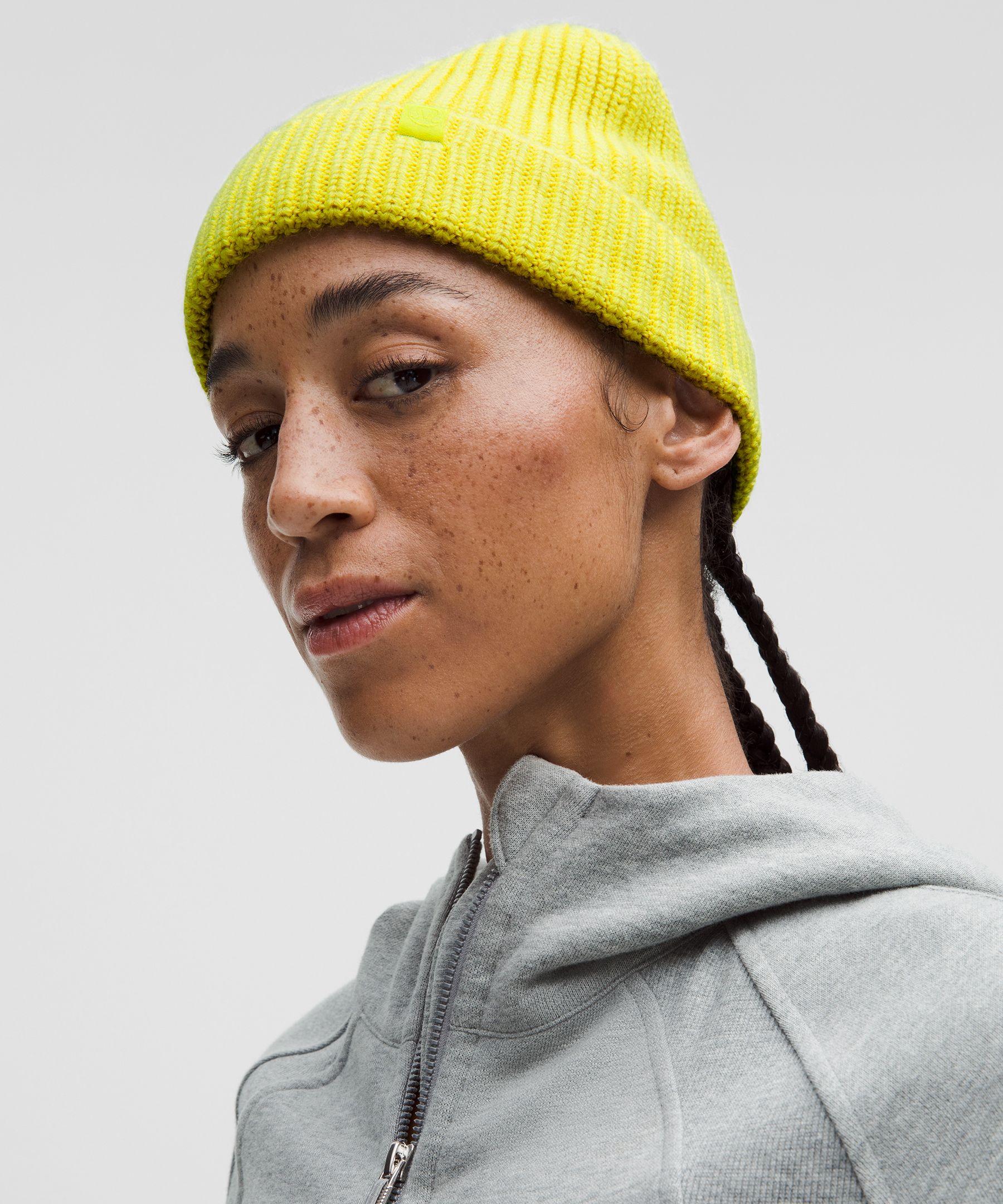 Lululemon Close-fit Wool-blend Ribbed Knit Beanie