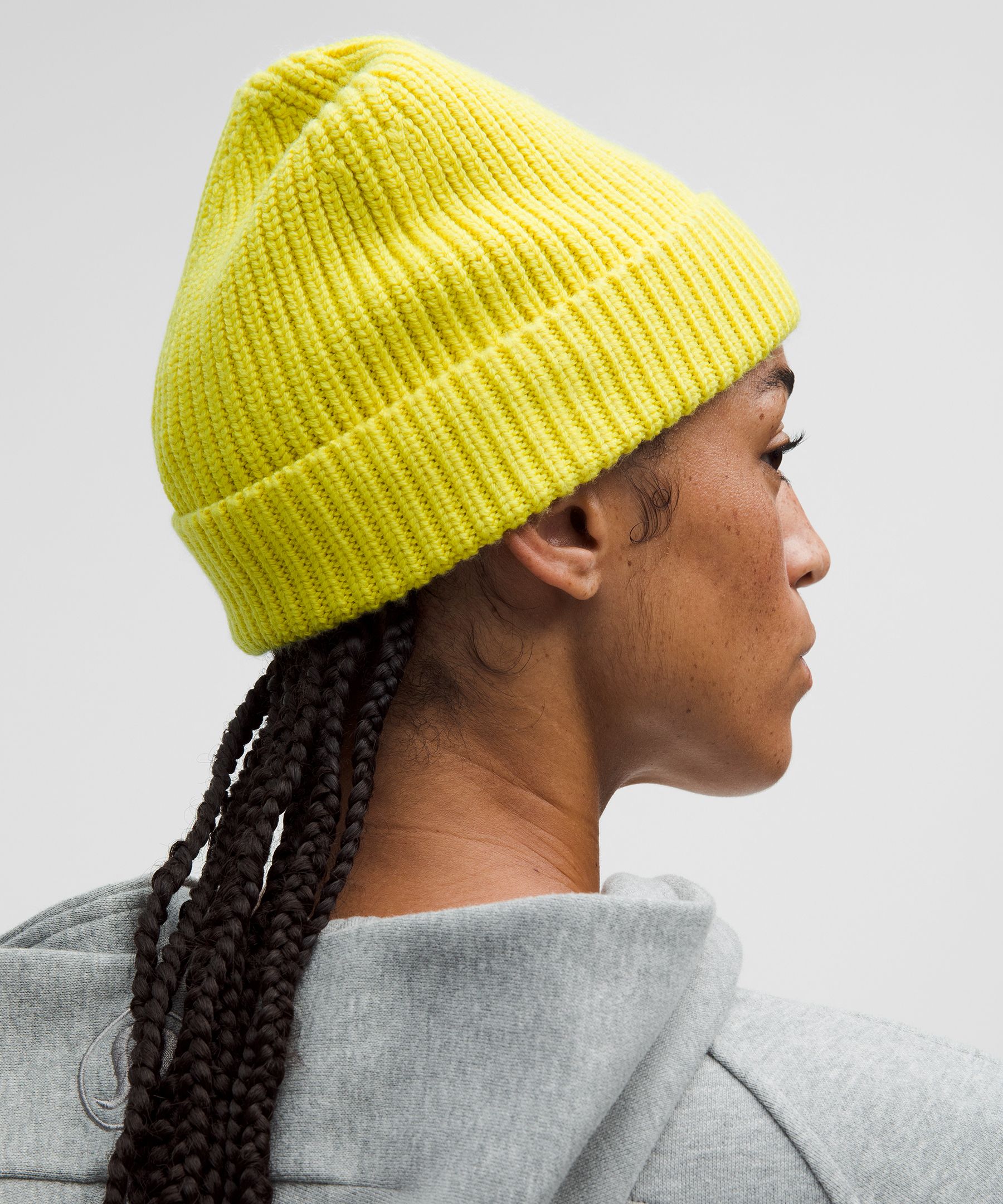 Lululemon Close-fit Wool-blend Ribbed Knit Beanie