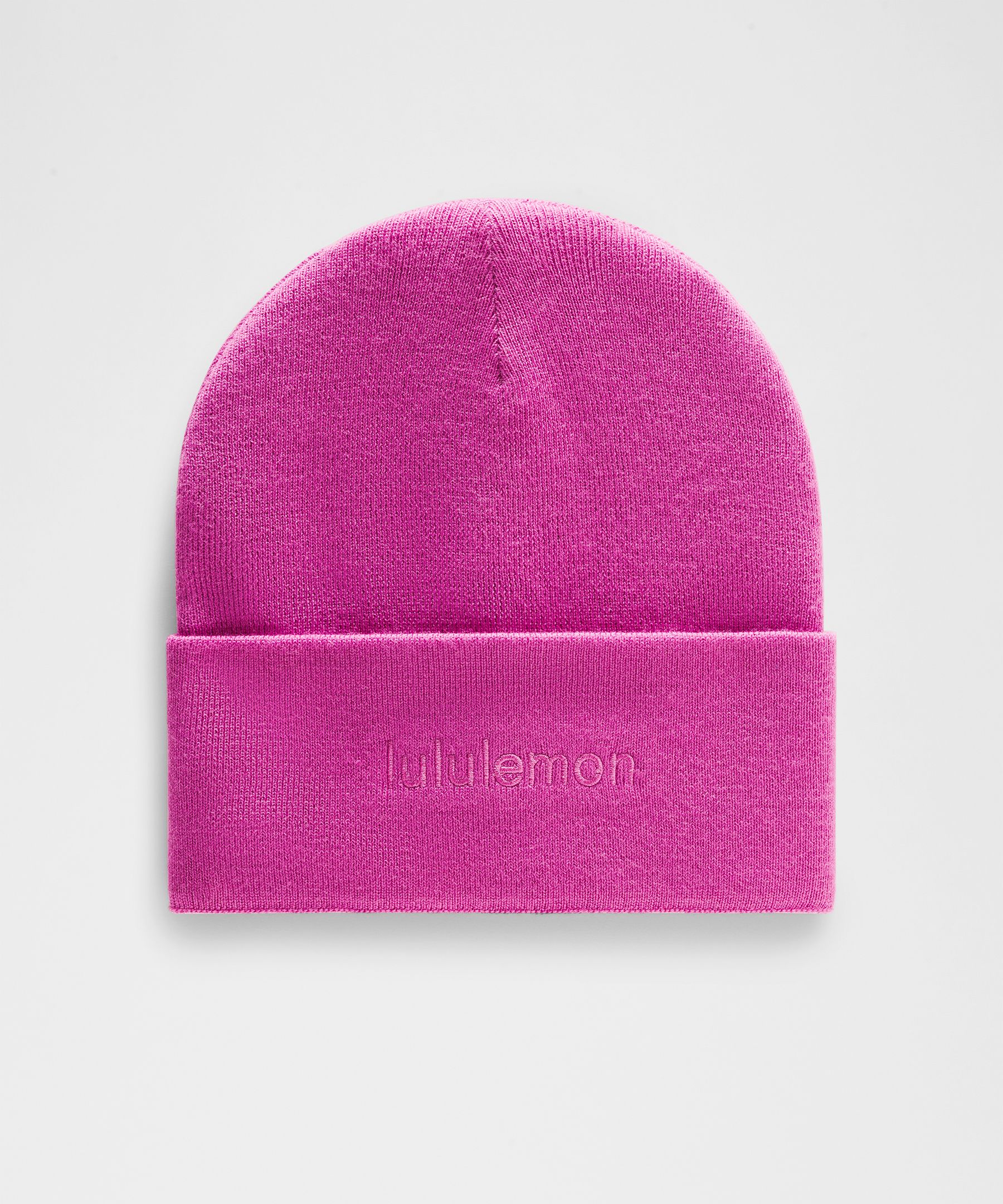 Warm Revelation Beanie Wordmark - Pink