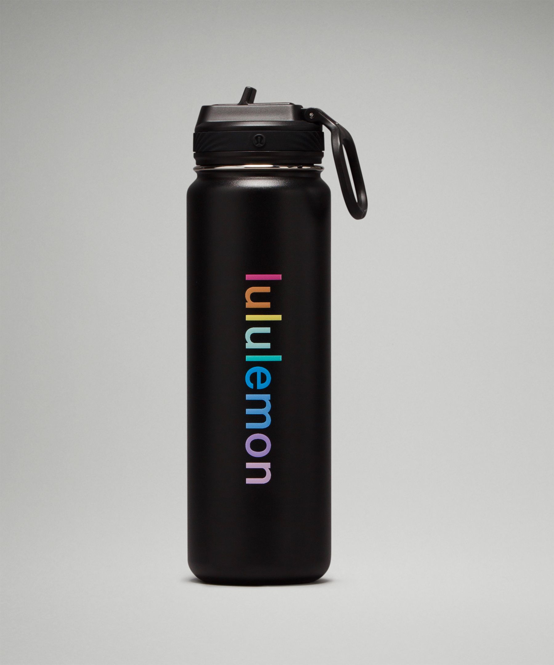 Lululemon Back to Life Sport Water Bottle Straw Lid 710ml/18 oz - Green