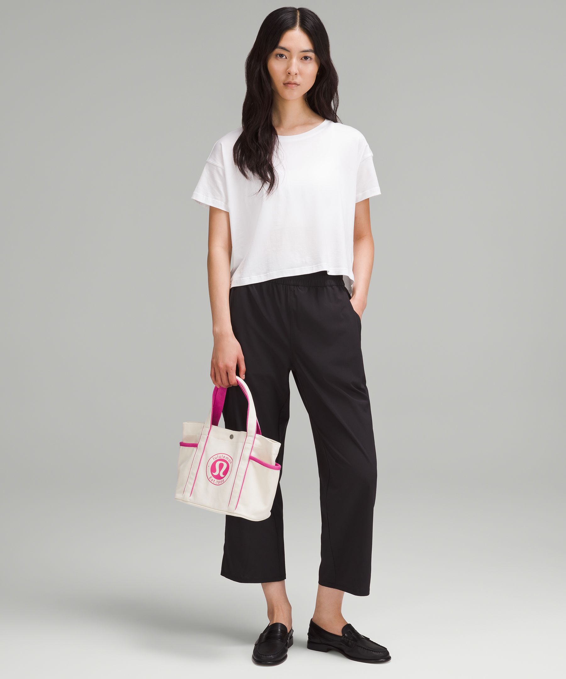 Daily Multi-Pocket Mini Canvas Tote Bag 6.5L