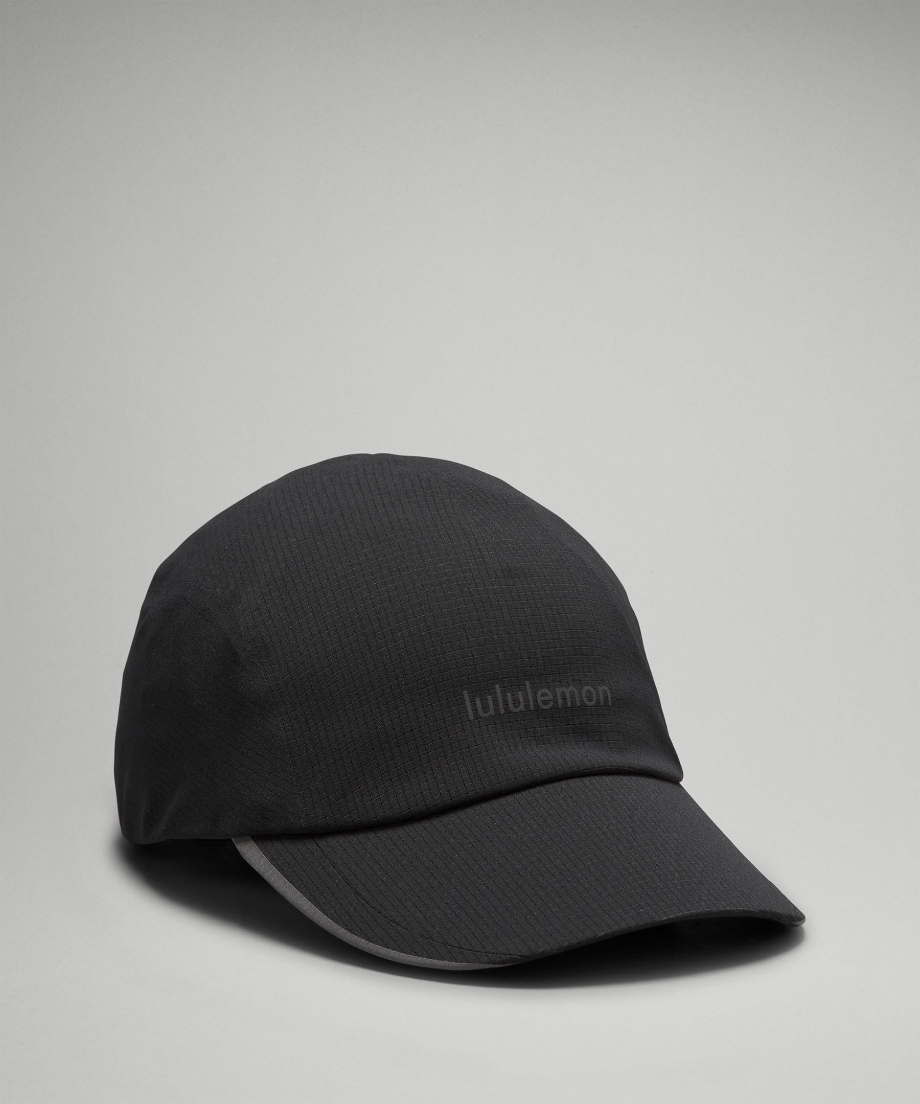 Lululemon Fast And Free Running Hat Wovenair In Black