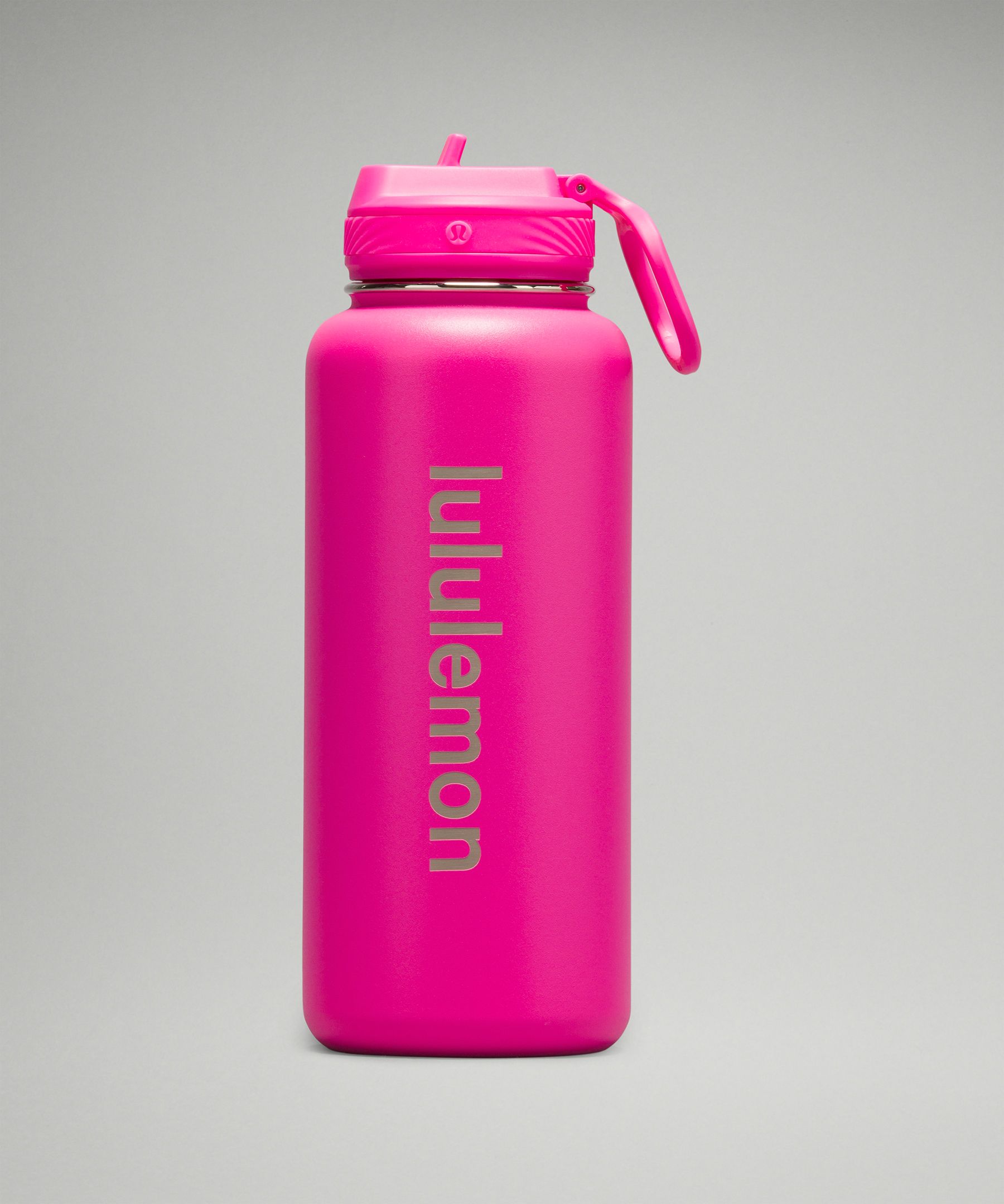 Back to Life Sport Bottle 32oz Straw Lid - Pink,Neon