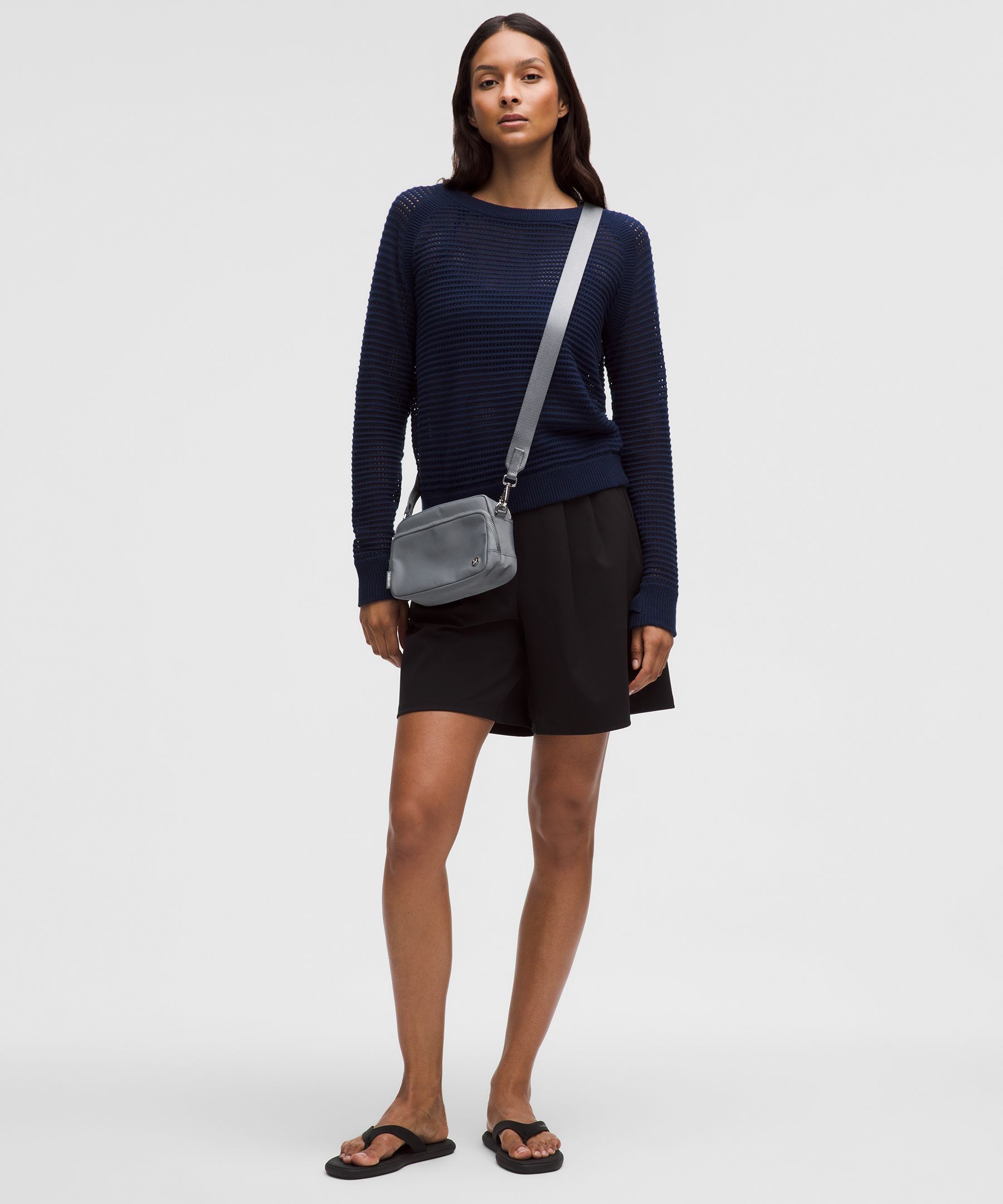 LULULEMON LULULEMON - EVERYWHERE CROSSBODY BAG 2L  - GREY,NEUTRAL/SOLAR GREY/SILVER 