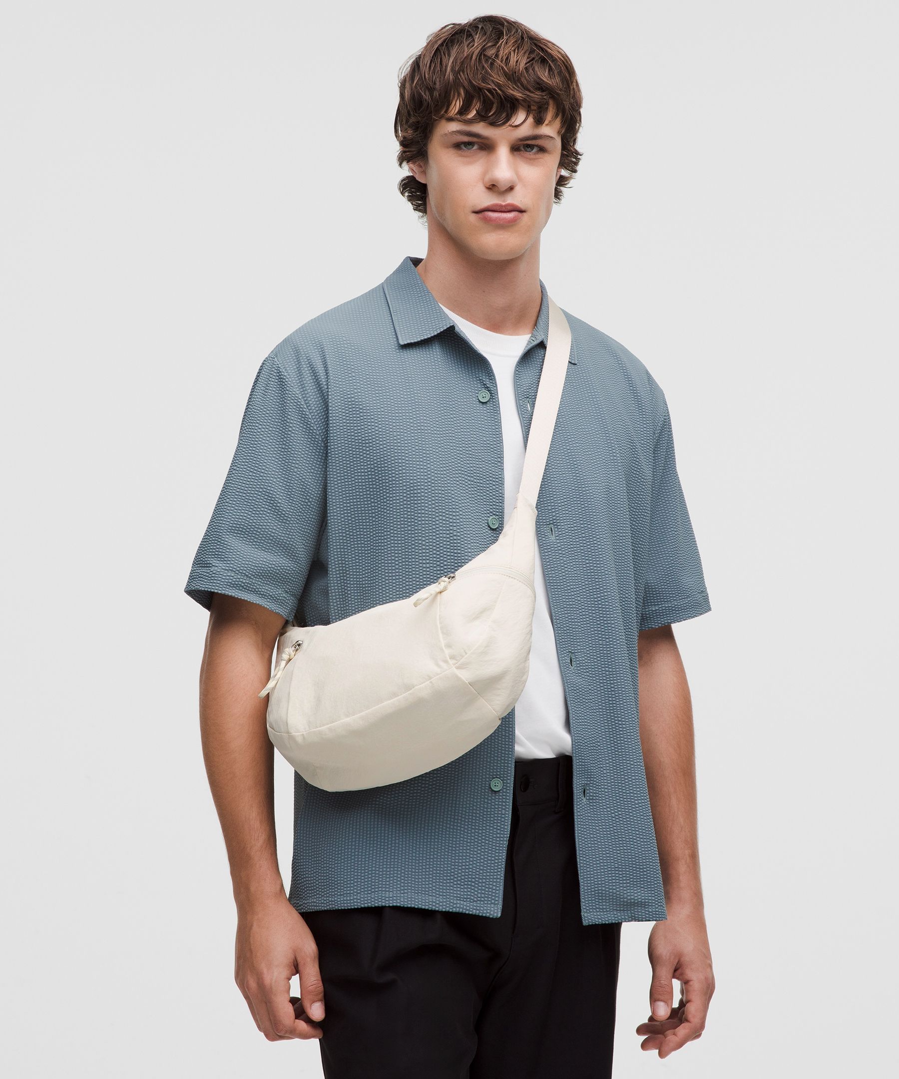 Lululemon - Slouchy Sling Bag 6l - White,neutral/light Ivory/silver