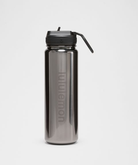 Аксессуары Lululemon Back to Life Sport Bottle 24oz Straw Lid *Shine