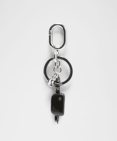 Брелок Lululemon Mini Everywhere Belt Bag Keychain, цвет: Чёрный / Серебряный
