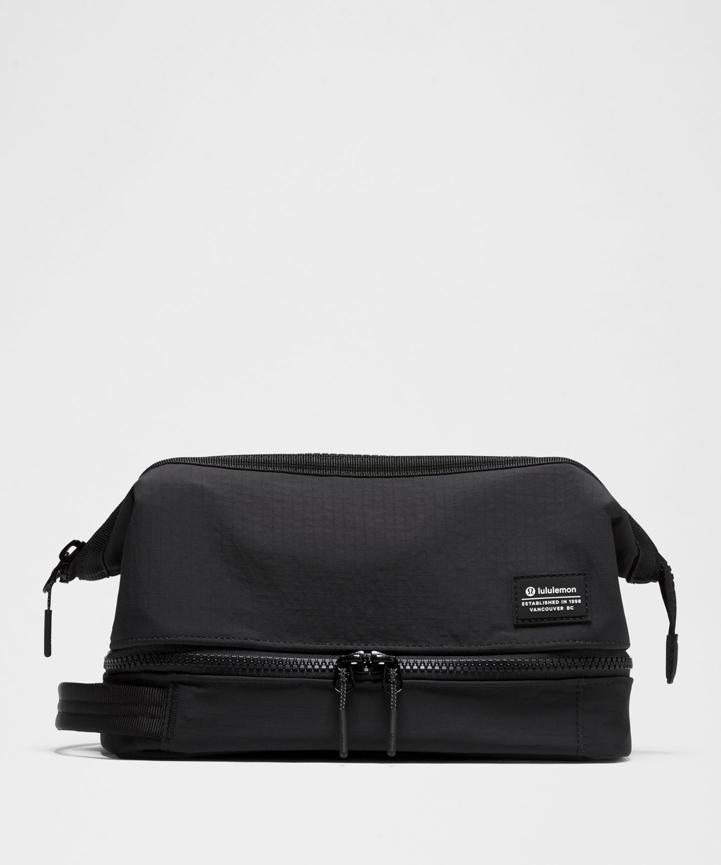 Косметичка Lululemon Dual-Compartment, цвет: Чёрный — фото 1