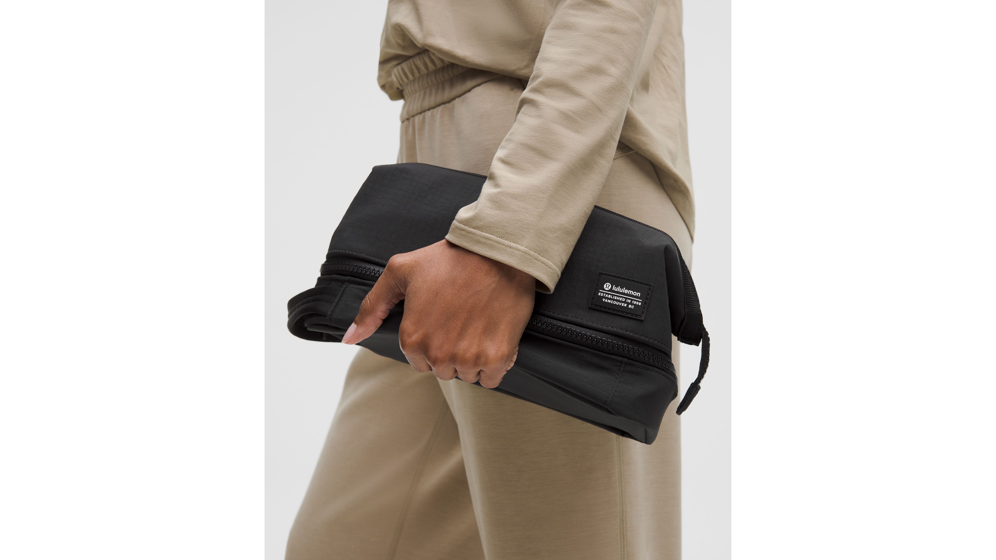 Dual-Compartment Toiletry Bag