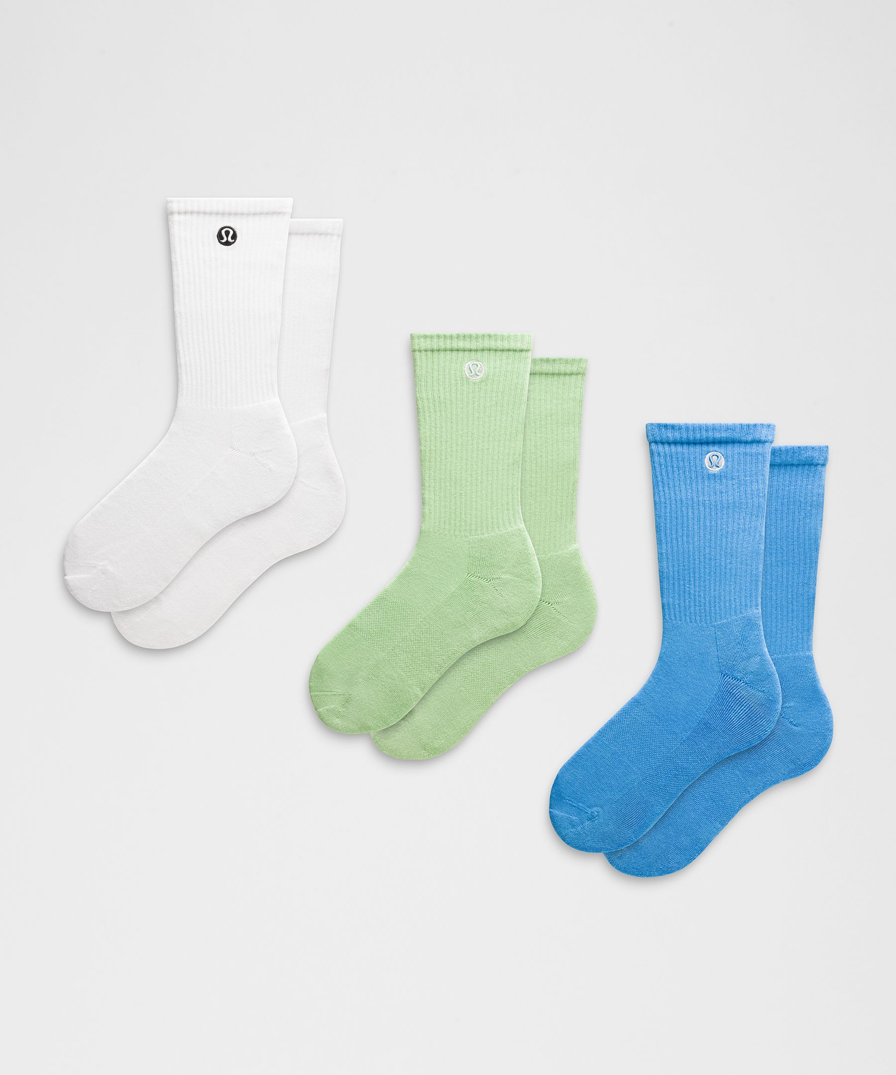 Unisex Daily Essential Crew Socks *3 Pack