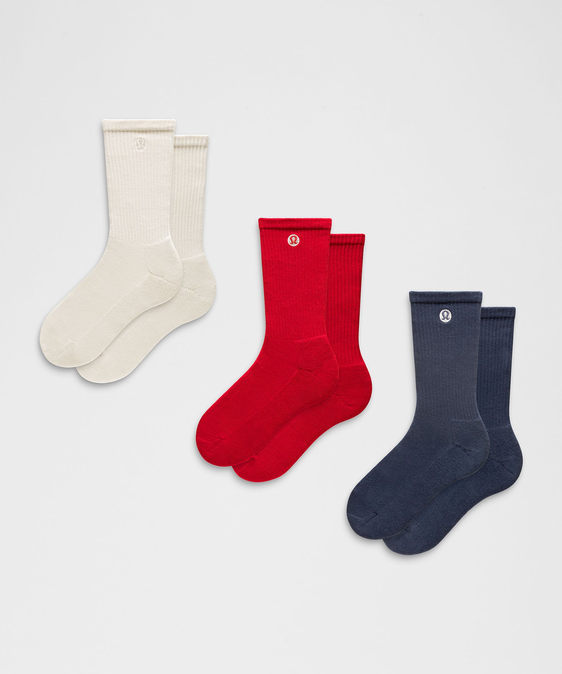 Unisex Daily Essential Crew Socks 