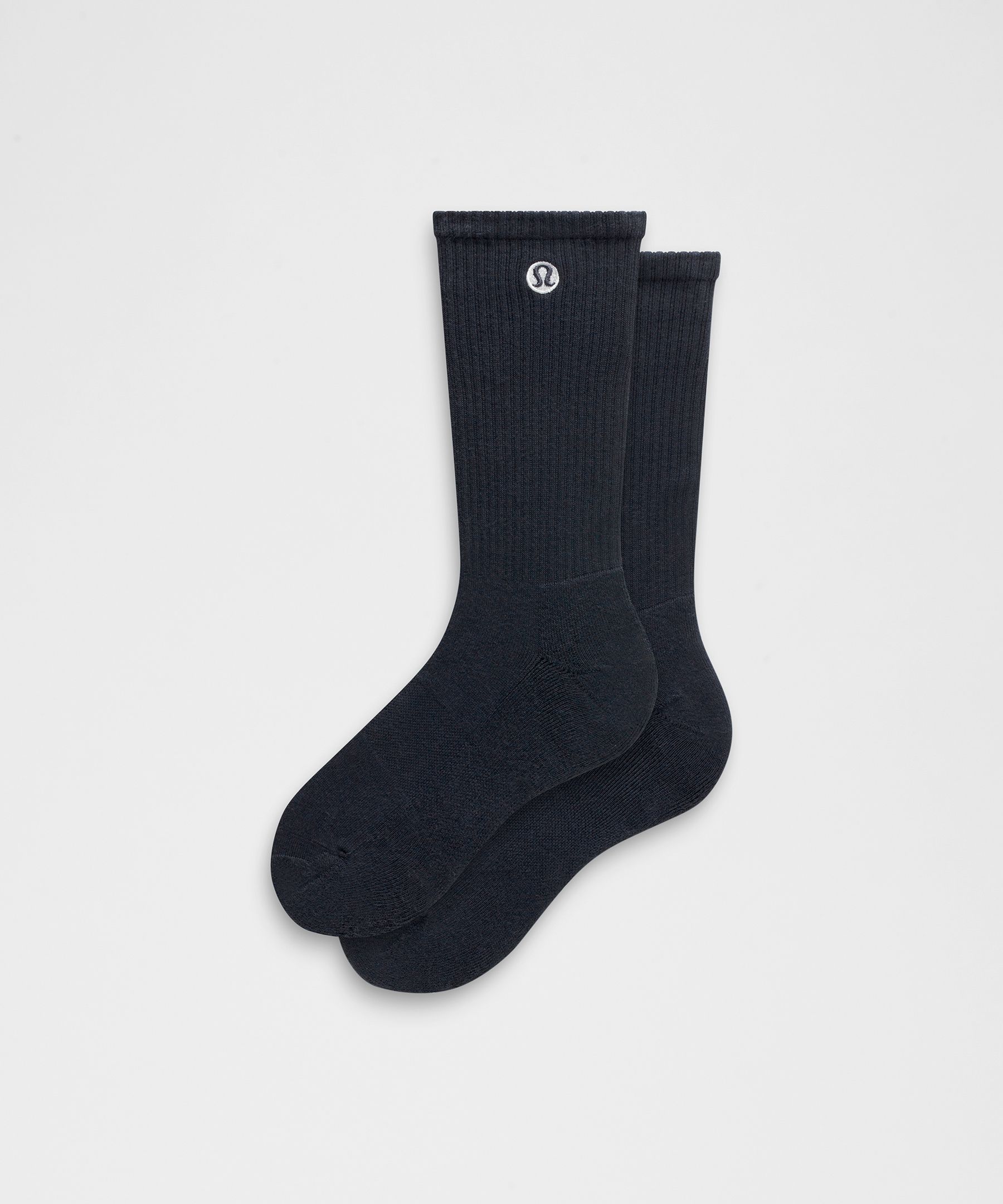 Unisex Daily Essential Crew Socks - Blue