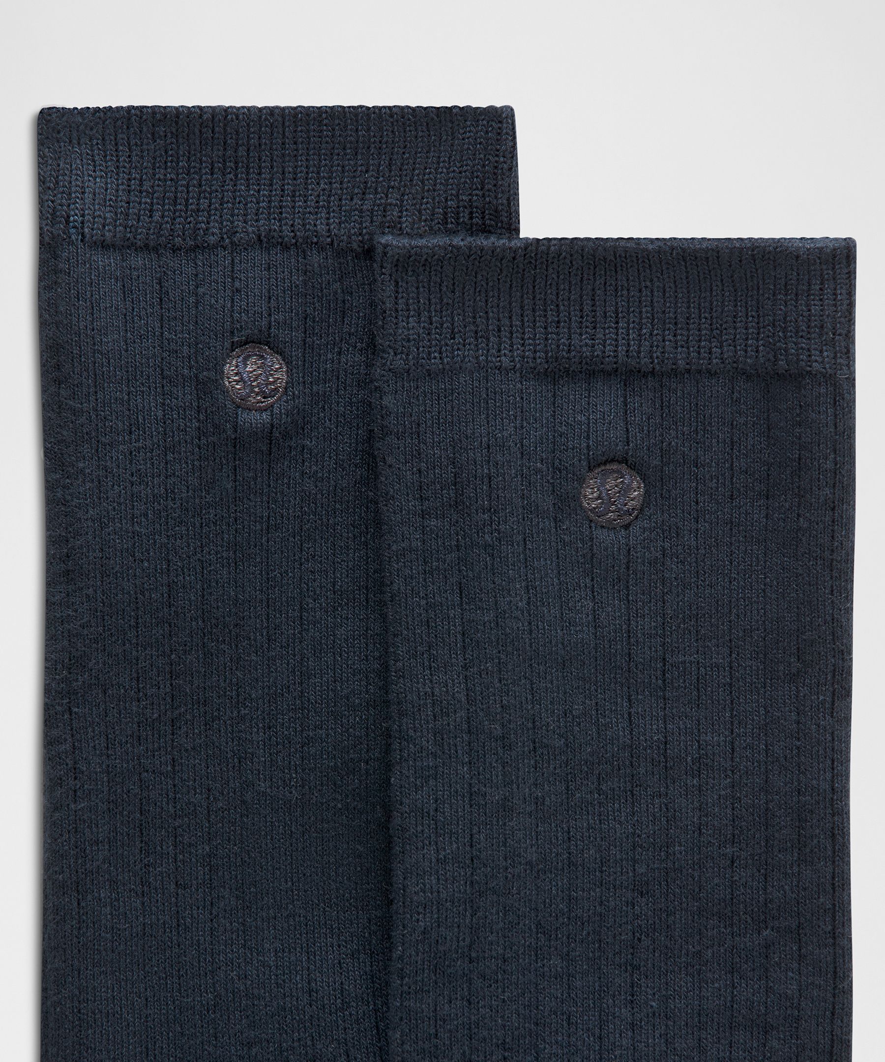 Lululemon Unisex Ribbed Cotton-blend Crew Socks