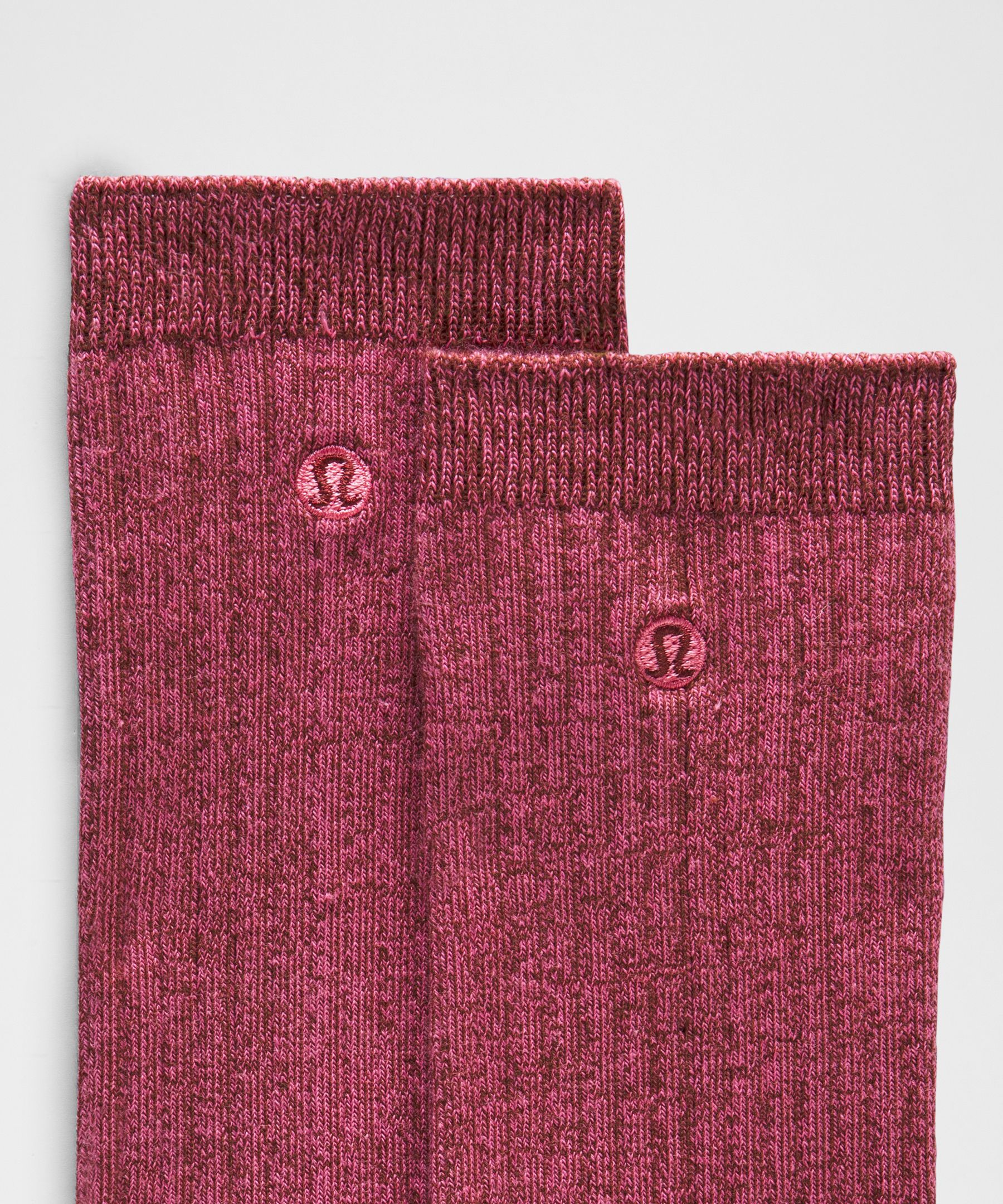 Lululemon Unisex Ribbed Cotton-blend Crew Socks