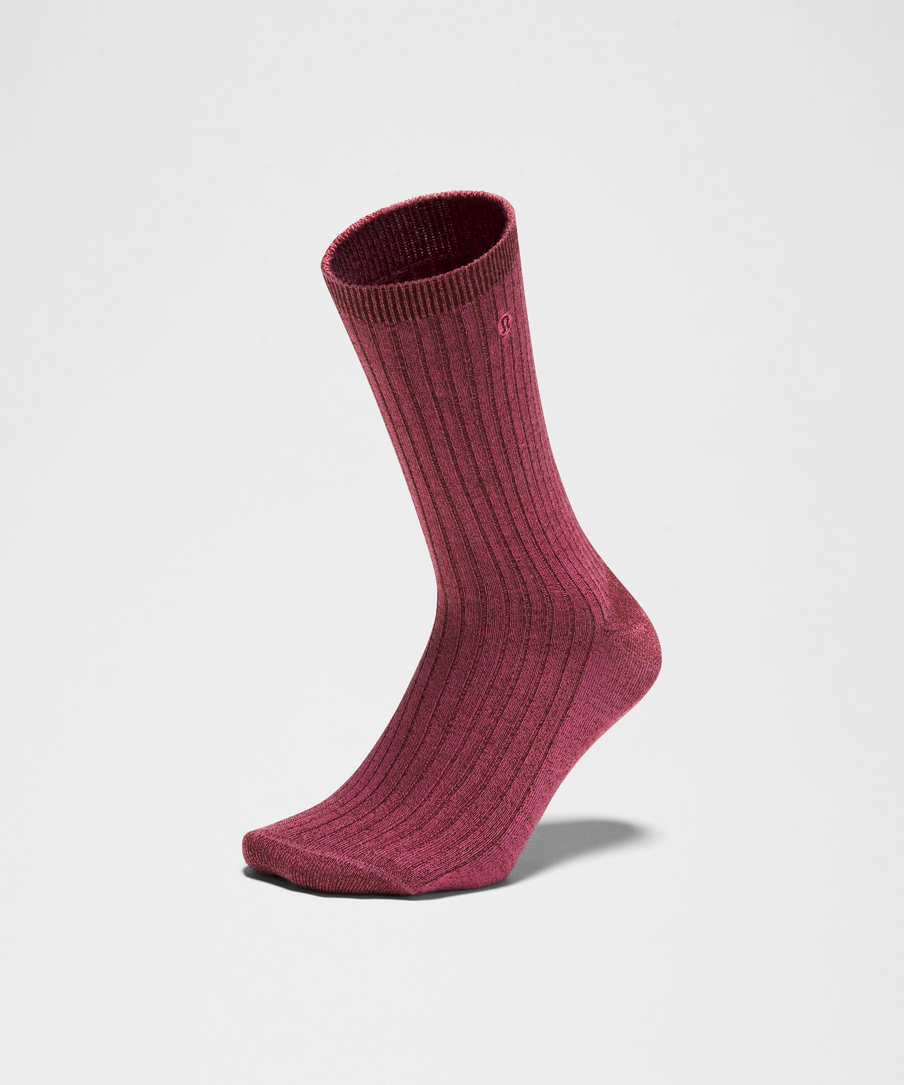 Lululemon Unisex Ribbed Cotton-blend Crew Socks
