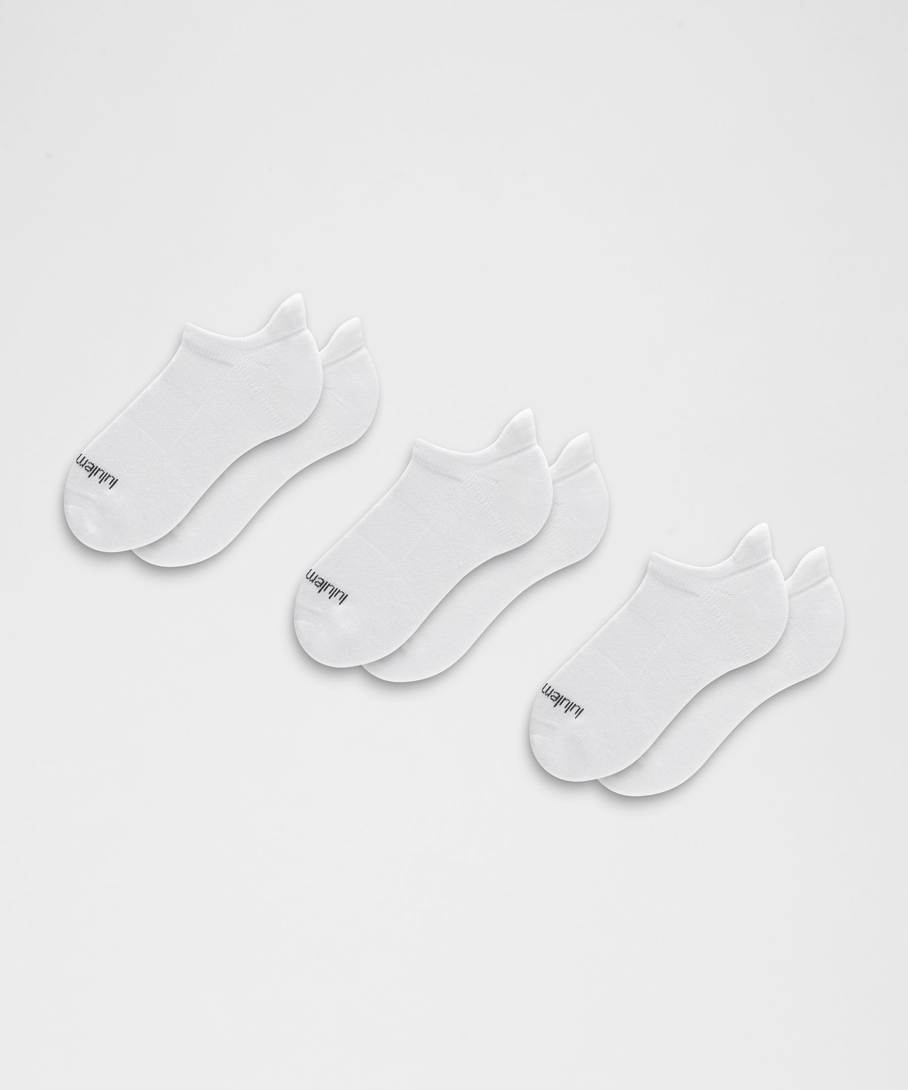 Unisex Daily Essential Tab Socks 3 Pack - White,Neutral