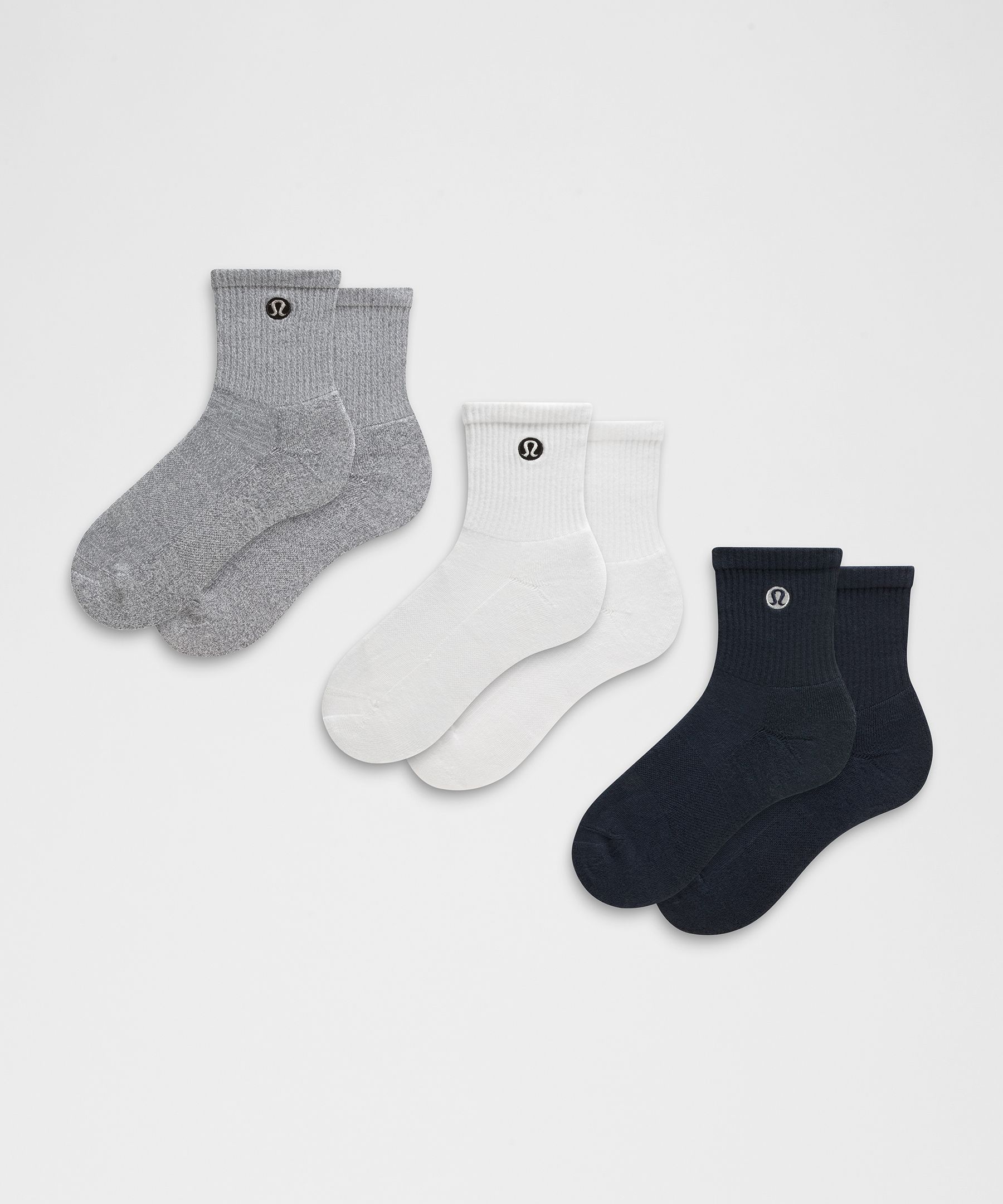 Unisex Daily Essential Quarter Socks 