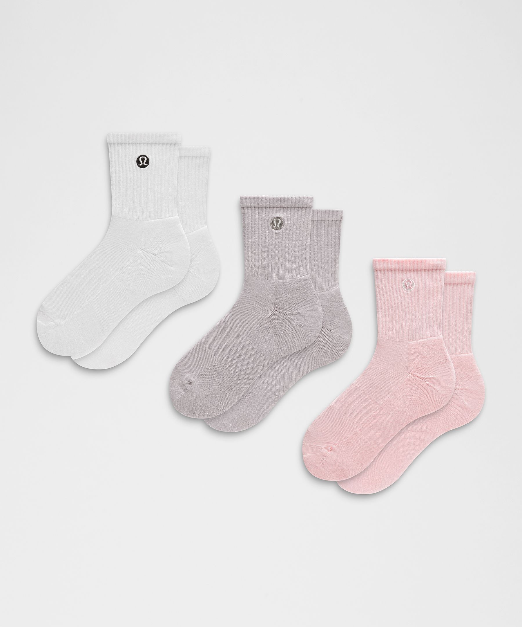 ユニセックス Daily Essential クオーターソックス *3Pパック