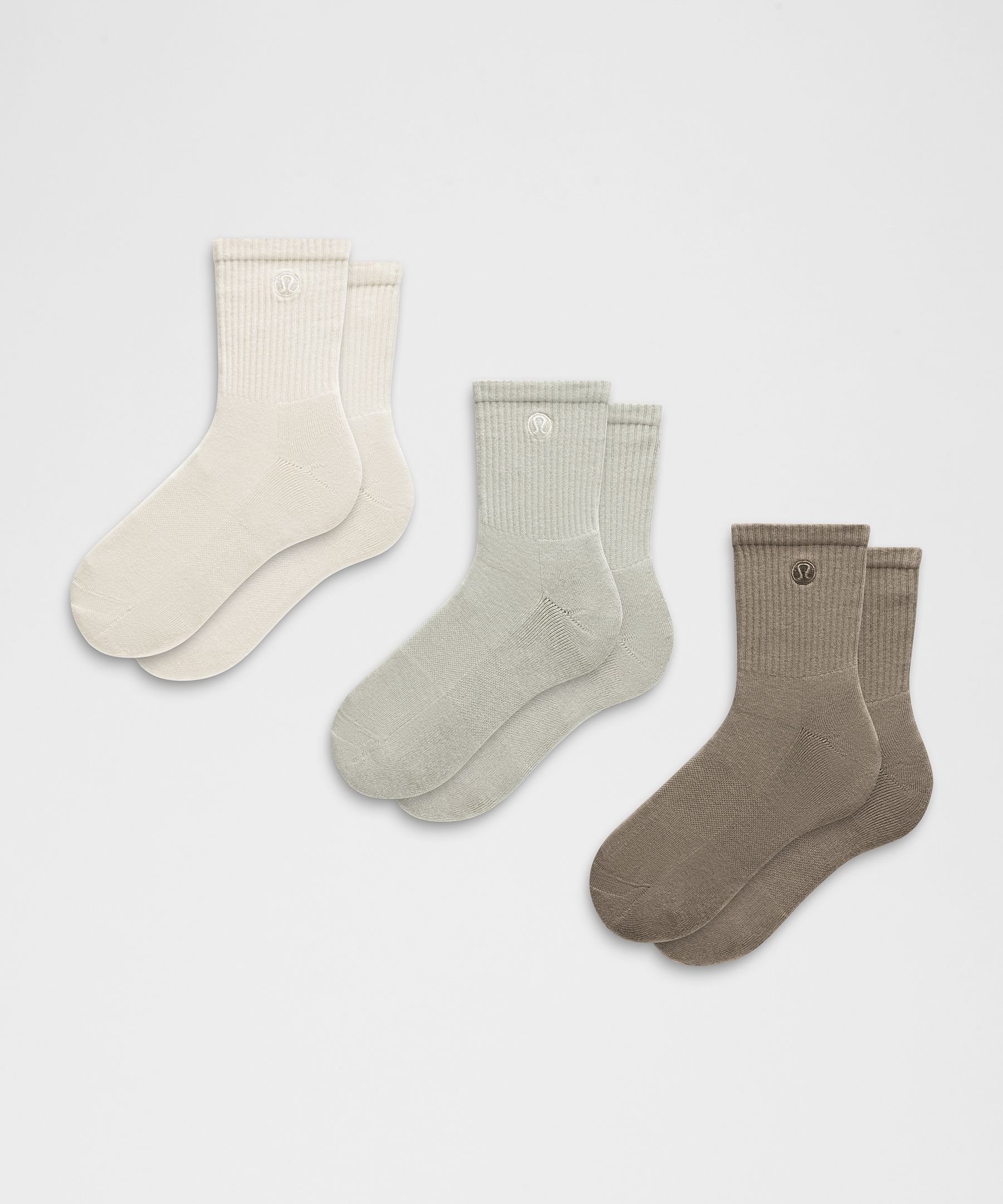 Unisex Daily Essential Quarter Socks *3 Pack