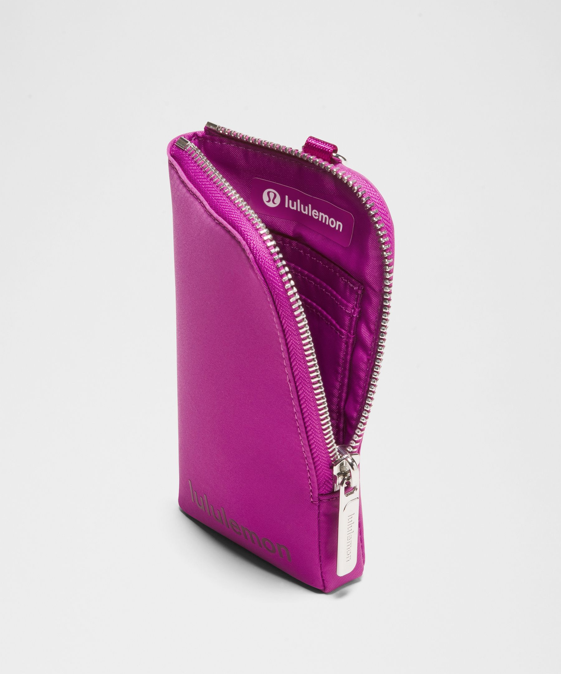 Dual Pouch Wristlet - Pink