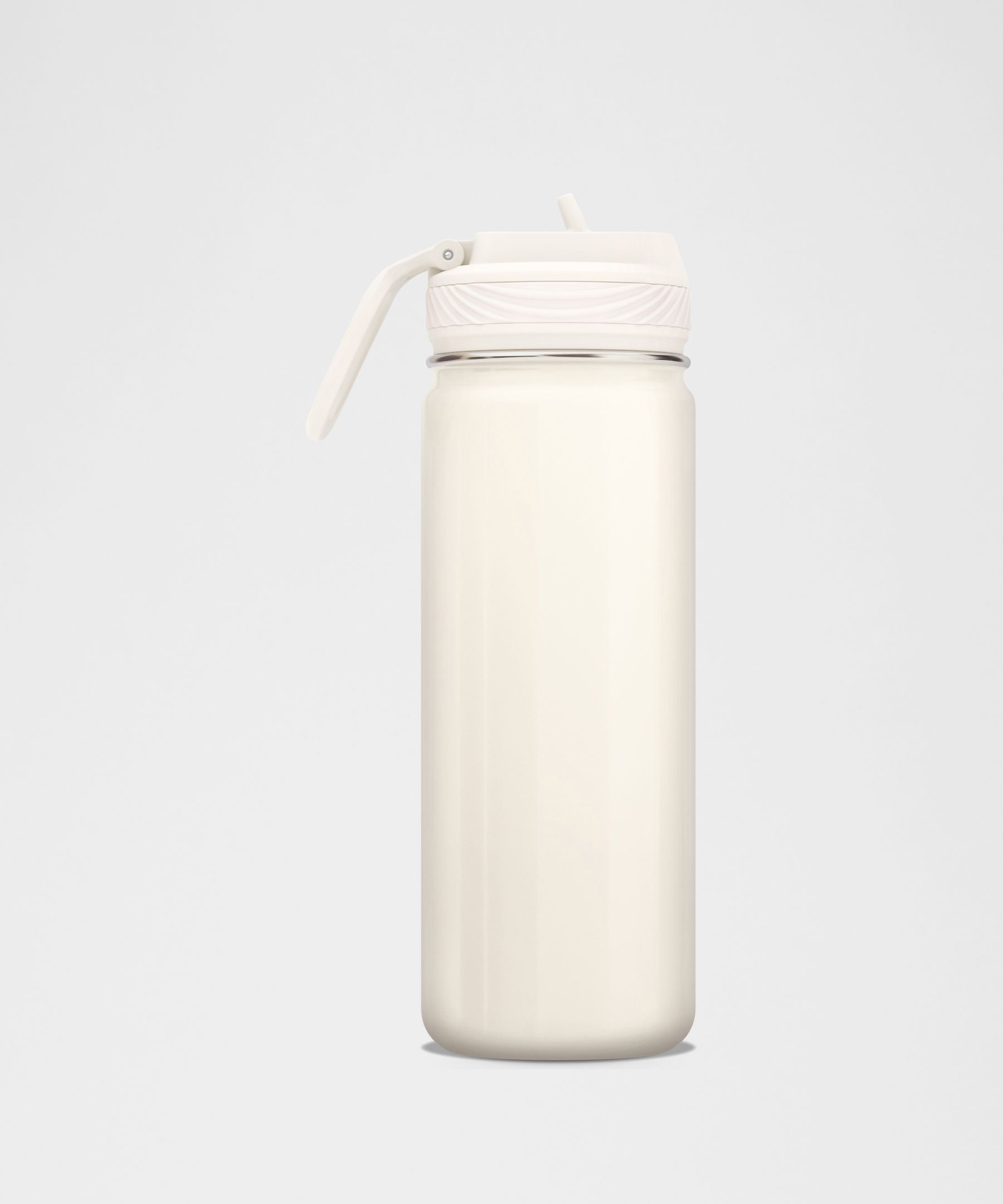 Botella deportiva Back to Life con tapa y pajita, 530&nbsp;ml *Brillante