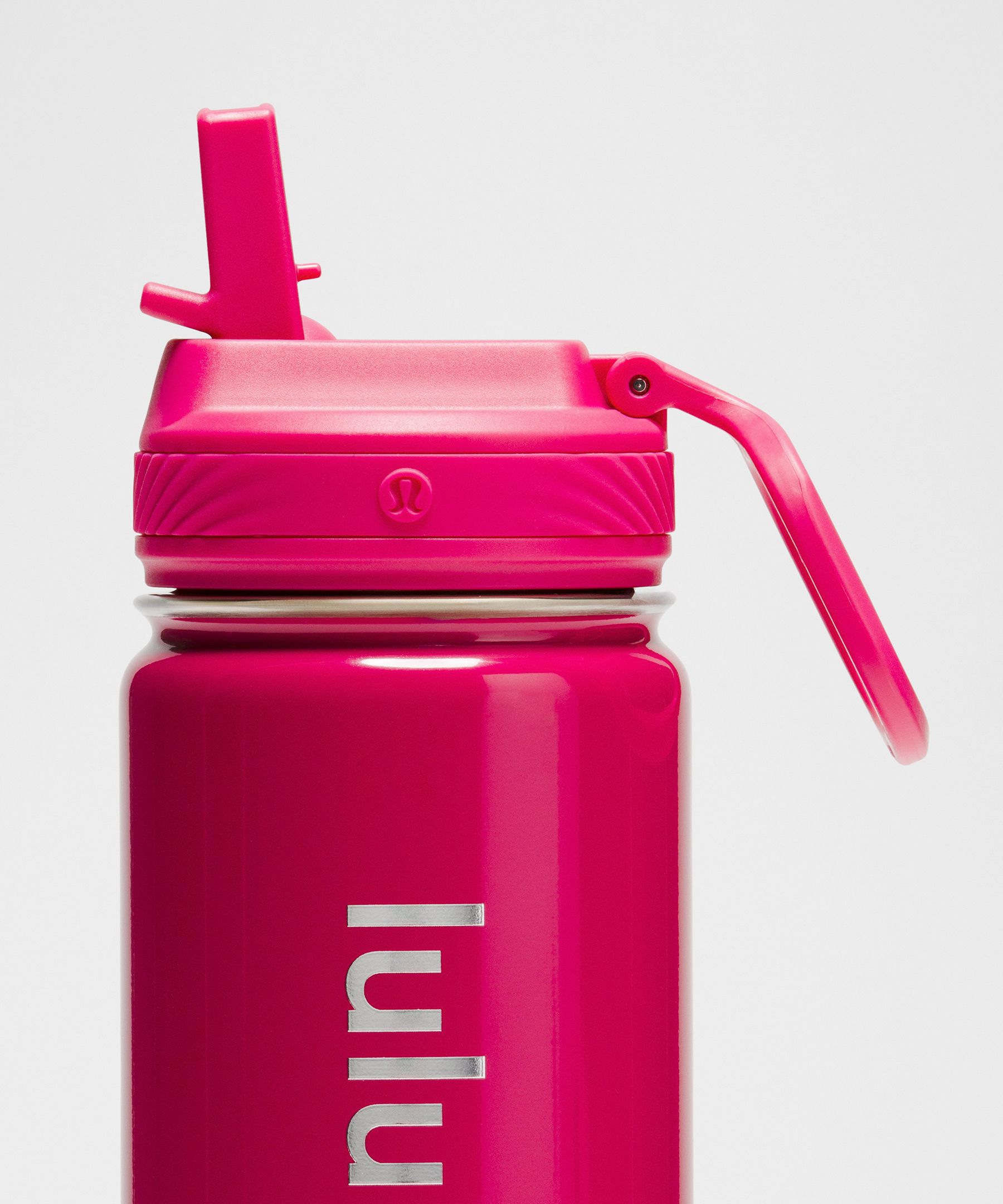 Lululemon Back To Life Sport Bottle 18oz Straw Lid In Pink