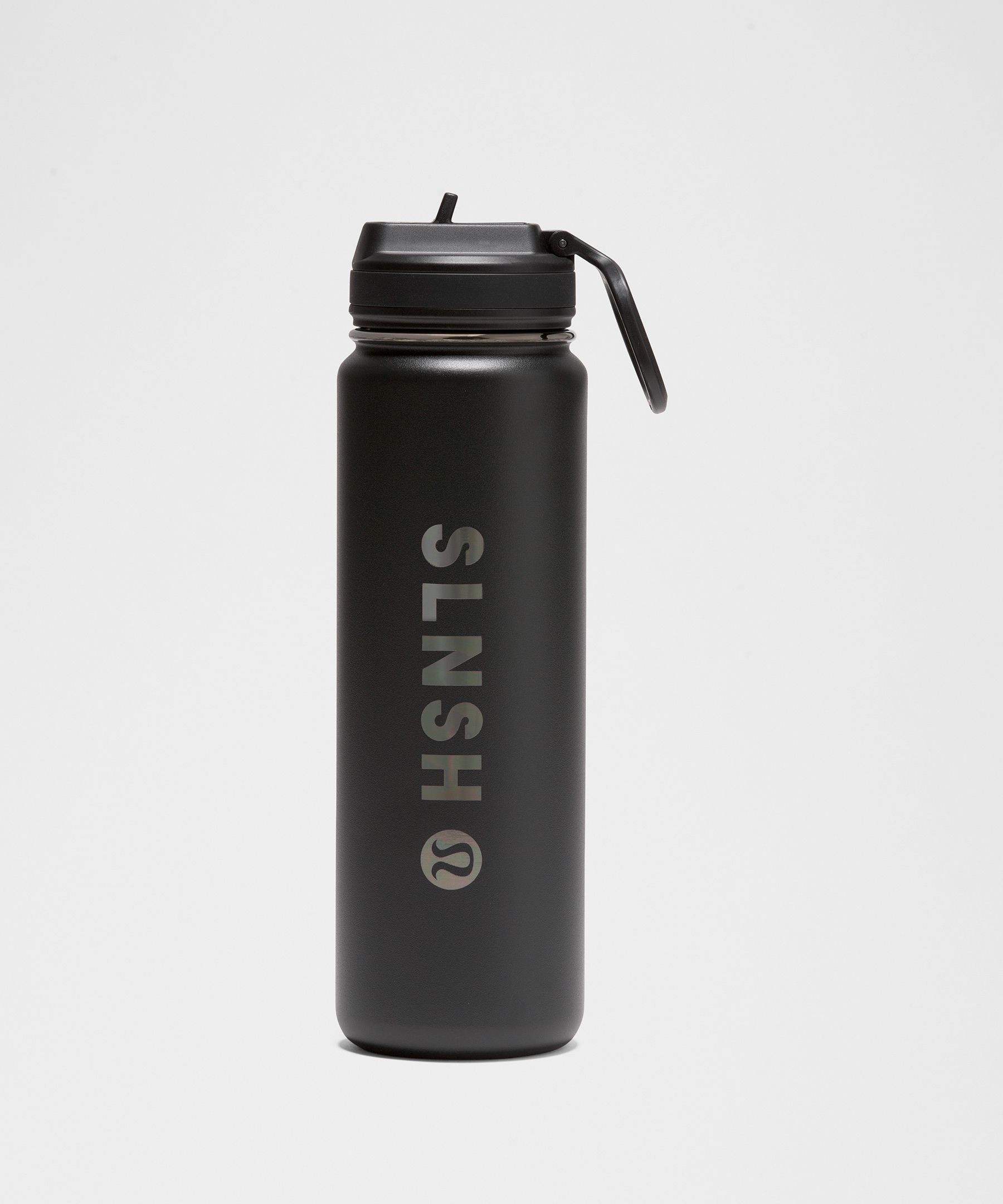 Back to Life Sport Bottle 24oz Straw Lid SLNSH Collection - Black,Neutral