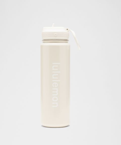 Спортивная бутылка Lululemon Back to Life 24oz с трубочкой