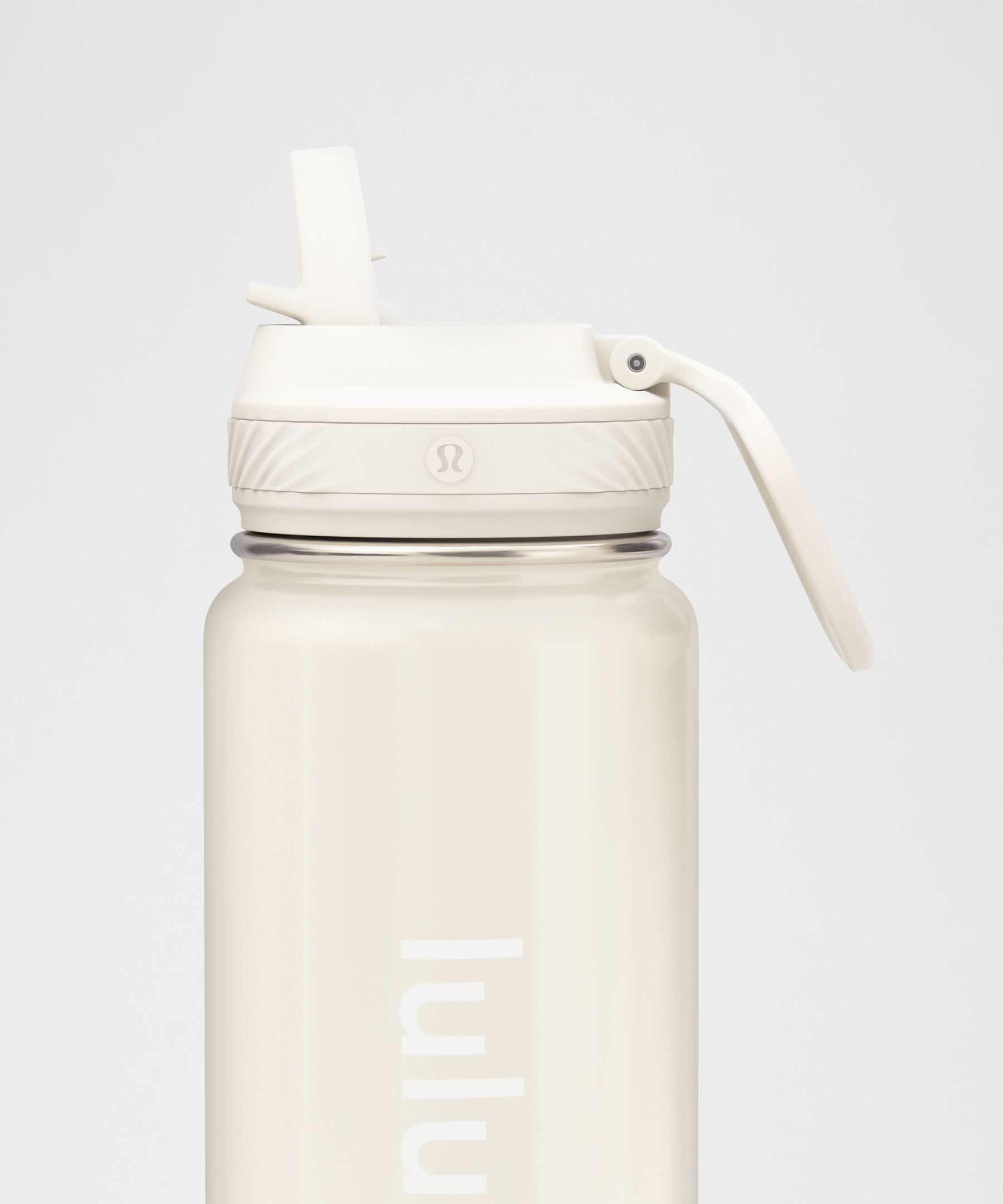 Back to Life Sport Bottle 24oz Straw Lid - White
