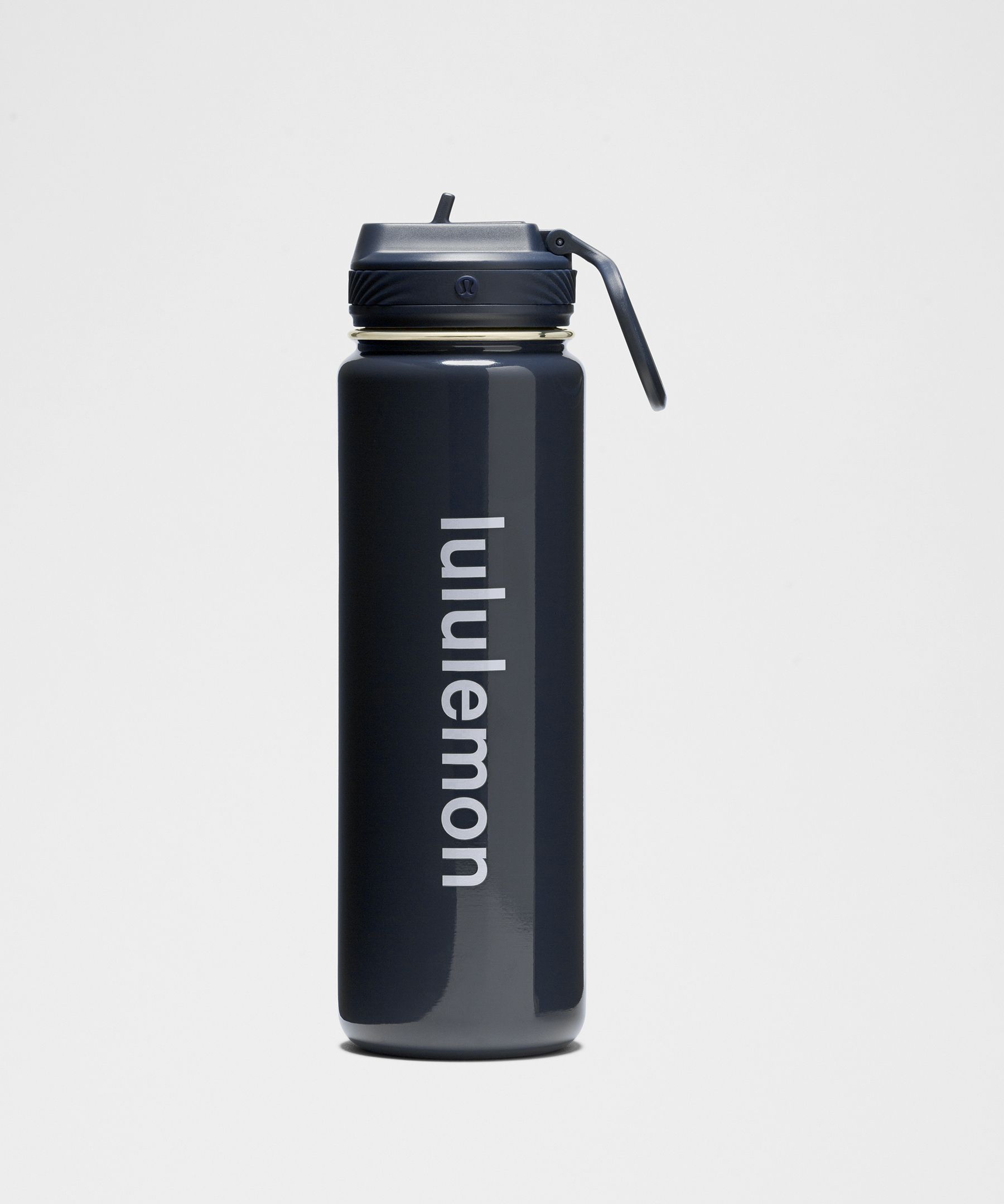 Lululemon Back To Life Sport Bottle 24oz Straw Lid Shine