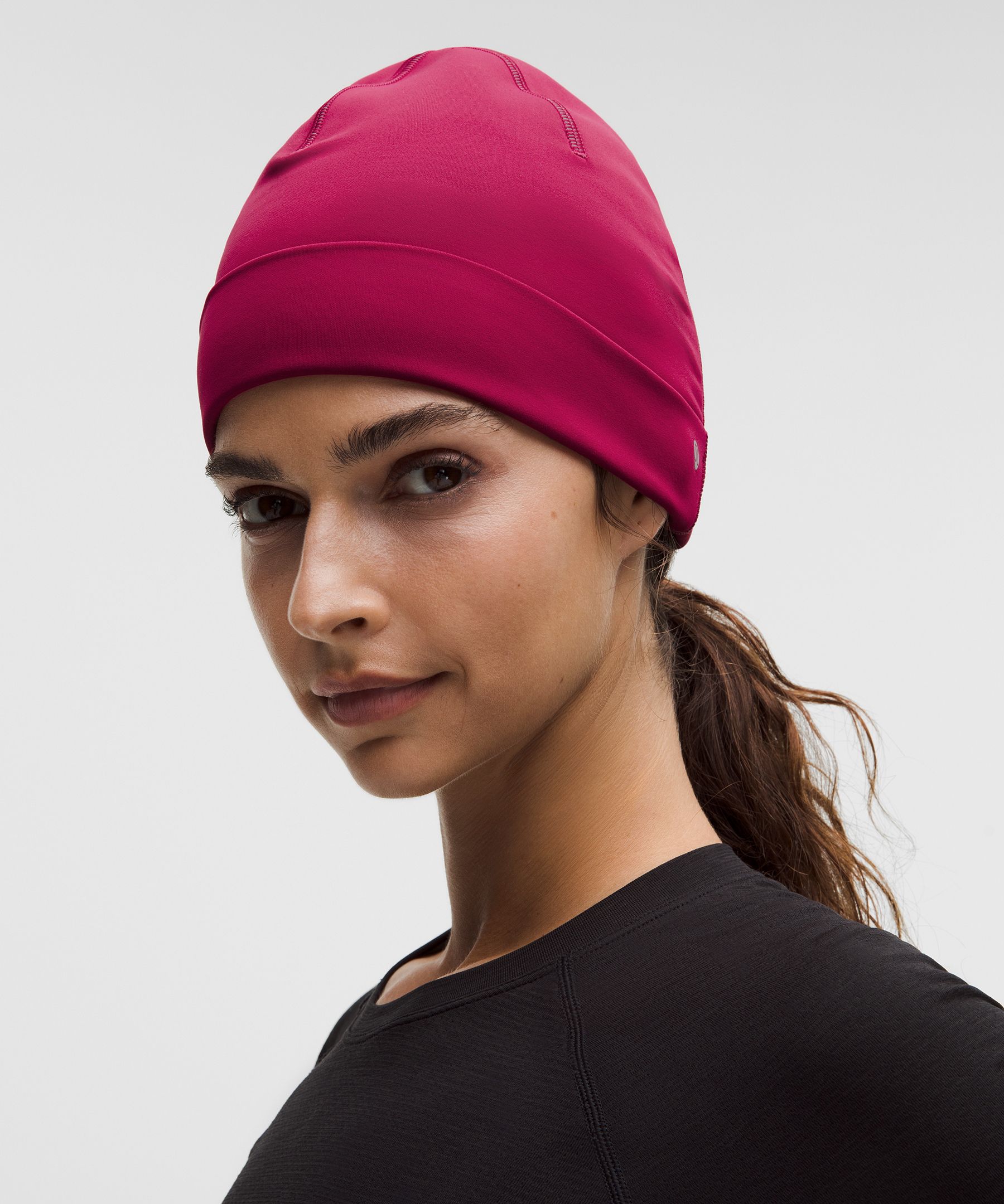 Lululemon Fast And Free Fleece Running Beanie In Pink