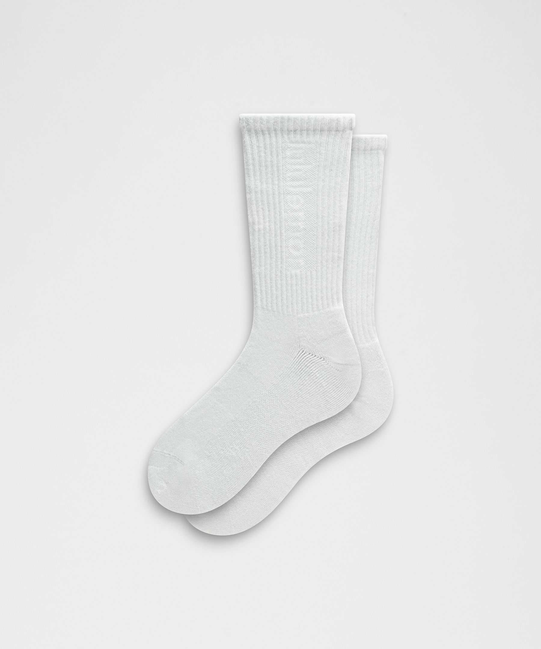 LULULEMON UNISEX DAILY ESSENTIAL CREW SOCKS WORDMARK 