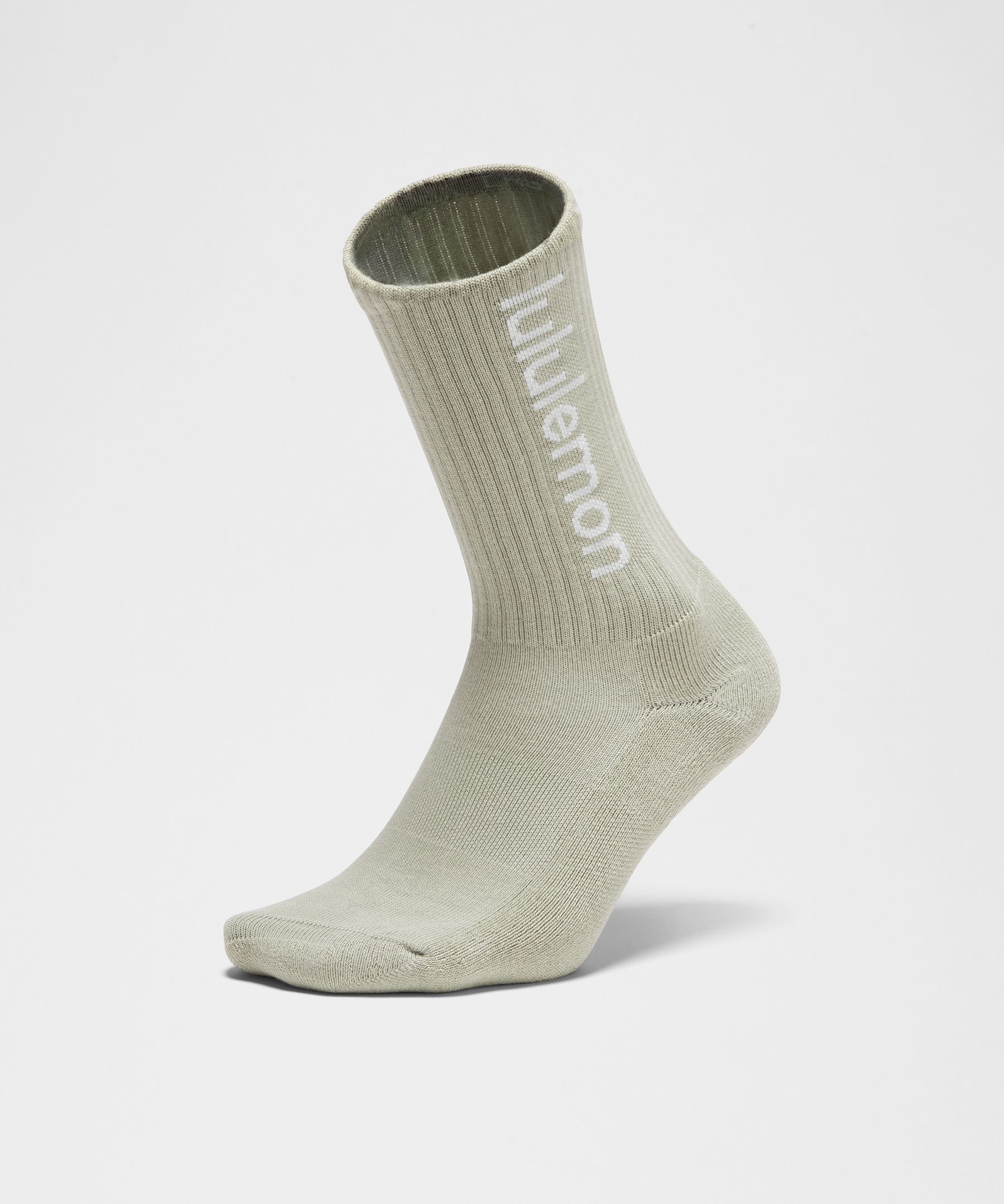 Unisex Daily Essential Crew Socks *Wordmark