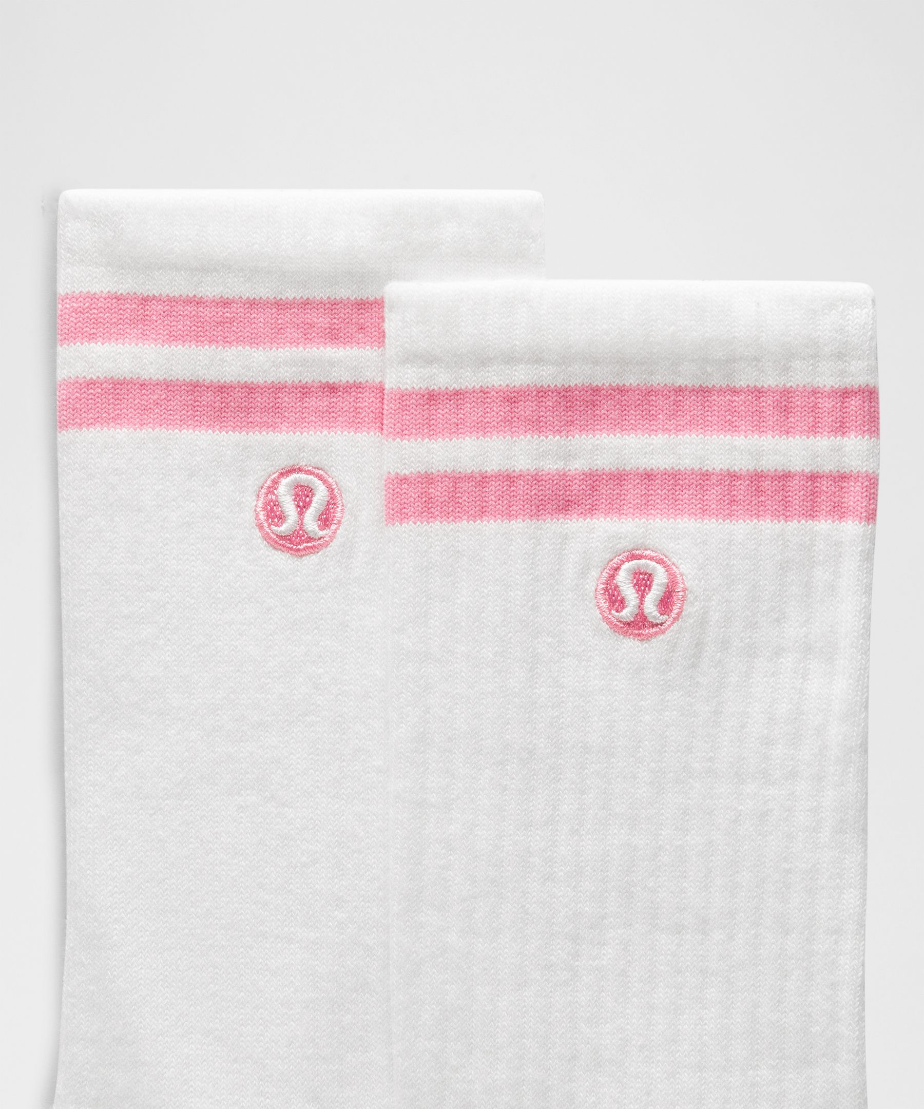 Unisex Daily Essential Crew Socks 3 Pack *Stripe