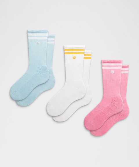 Носки Lululemon Daily Essential, 3 пары