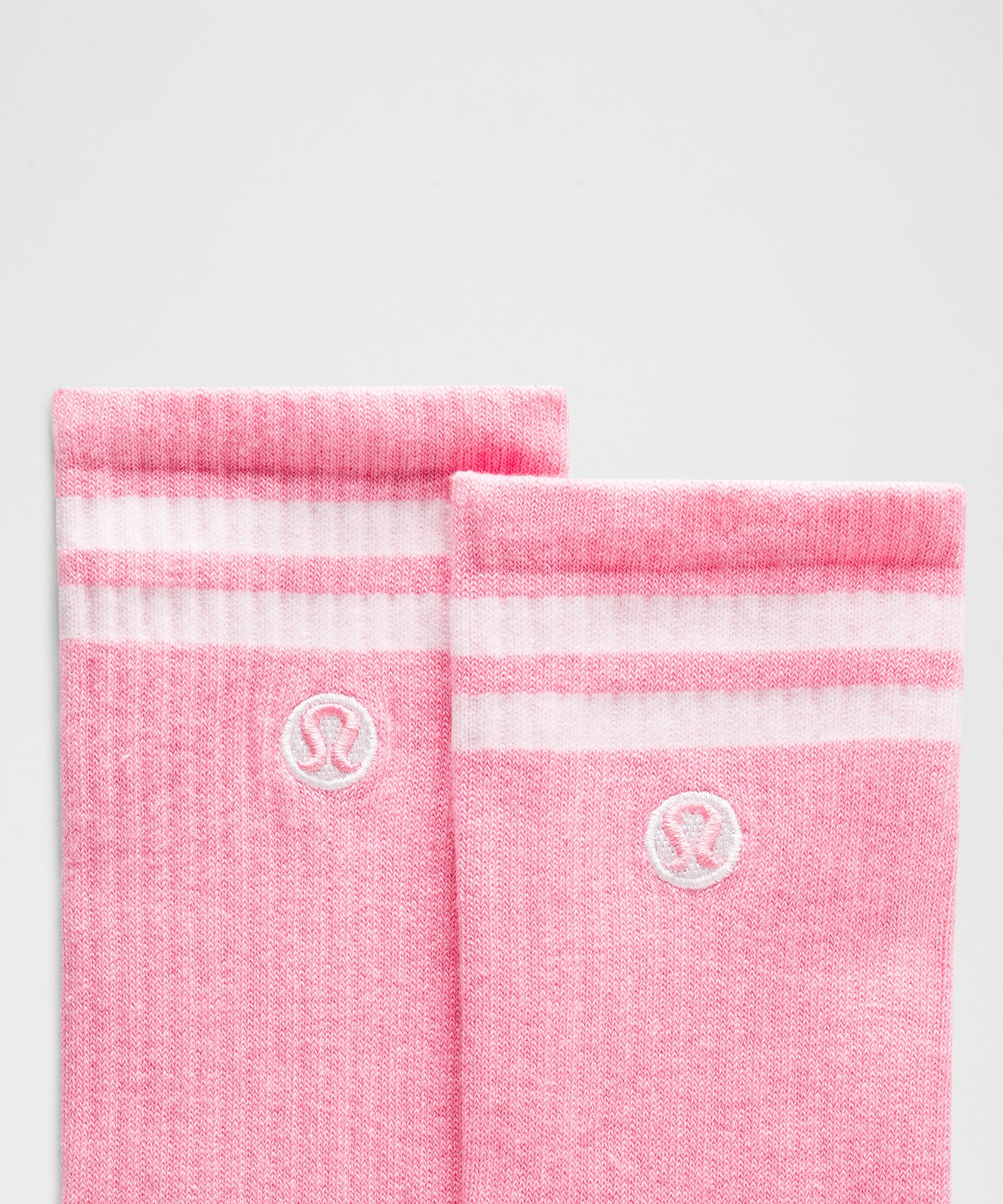 Unisex Daily Essential Crew Socks 3 Pack *Stripe