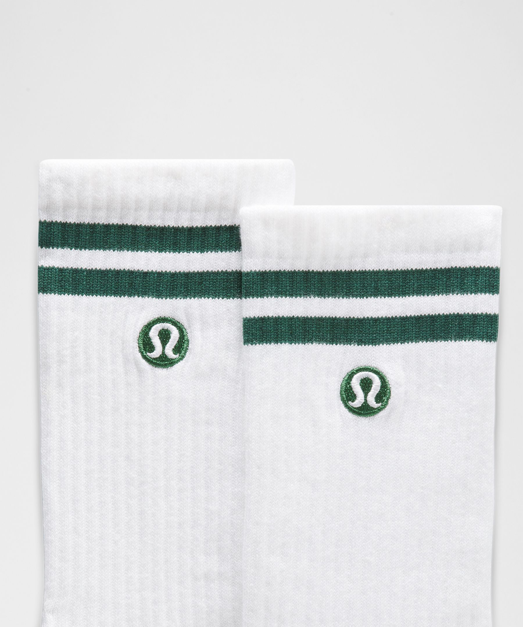 Unisex Daily Essential Crew Socks 3 Pack *Stripe